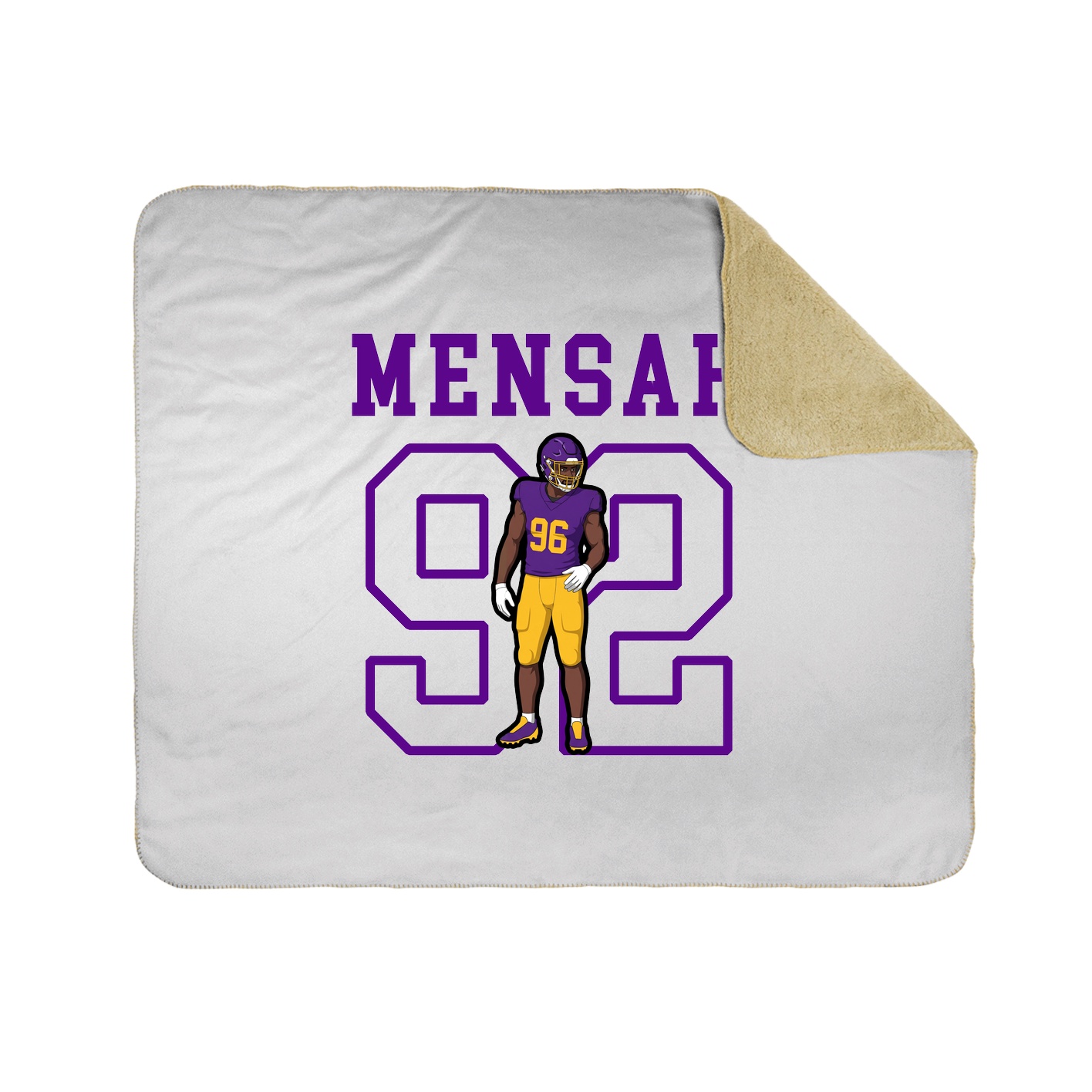 Throw Blanket — Shirsey in White