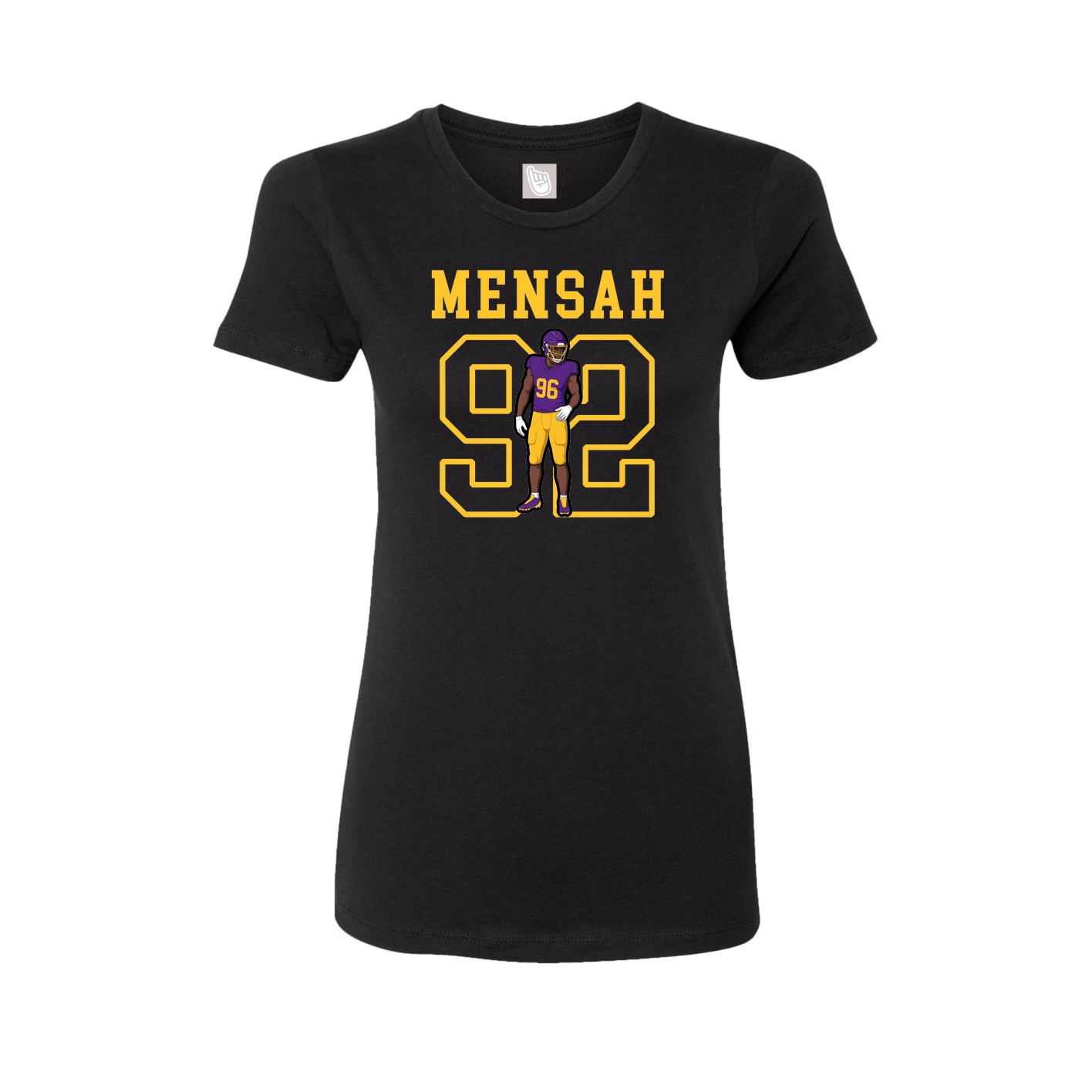 Fitted Women's Tee — Shirsey in Black