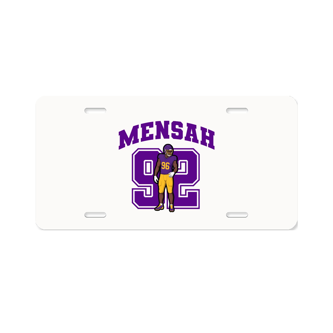 License Plate — Number in Classic
