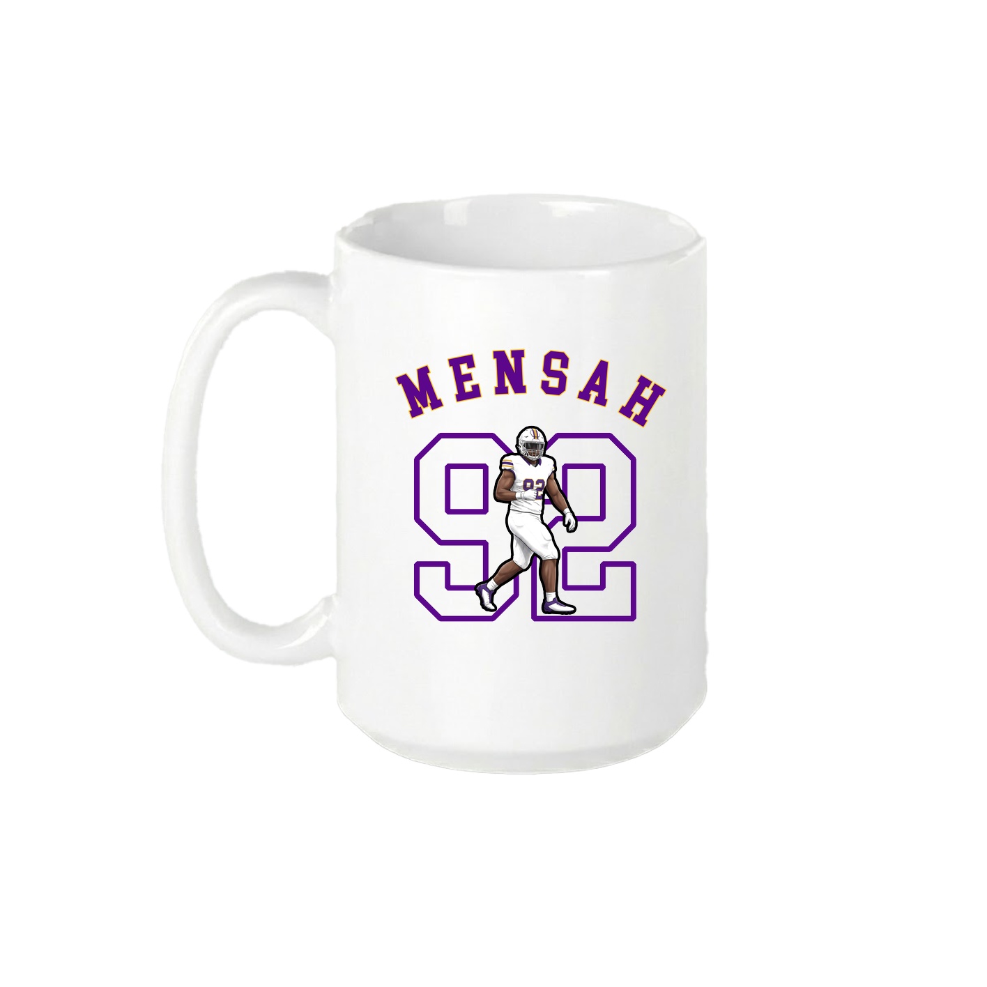 15oz Coffee Mug — Shirsey Arch in White