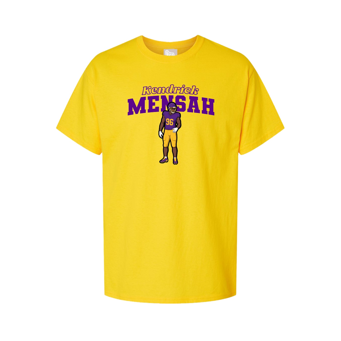 Youth Tee — Name Arch in Gold