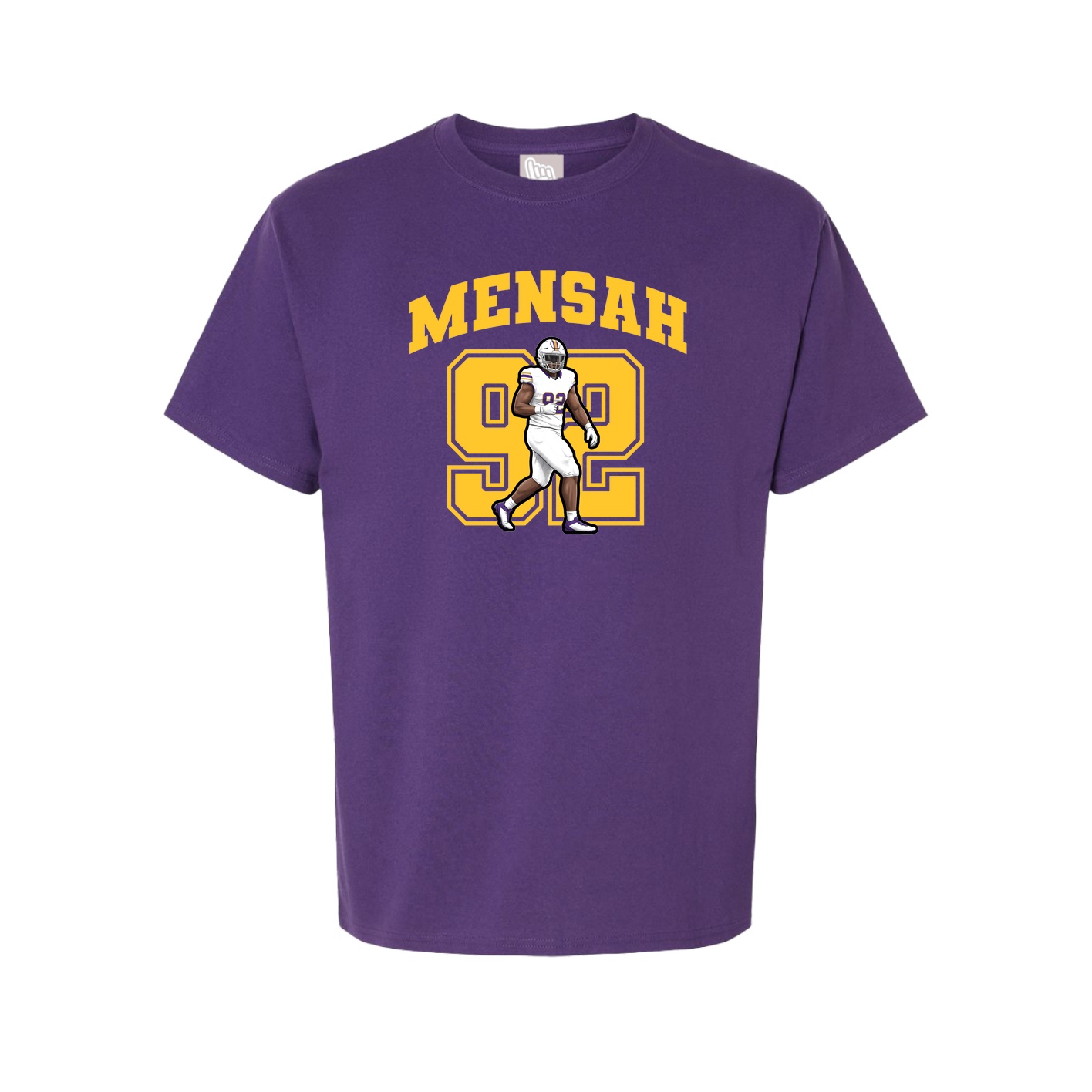 Youth Tee — Number in Purple