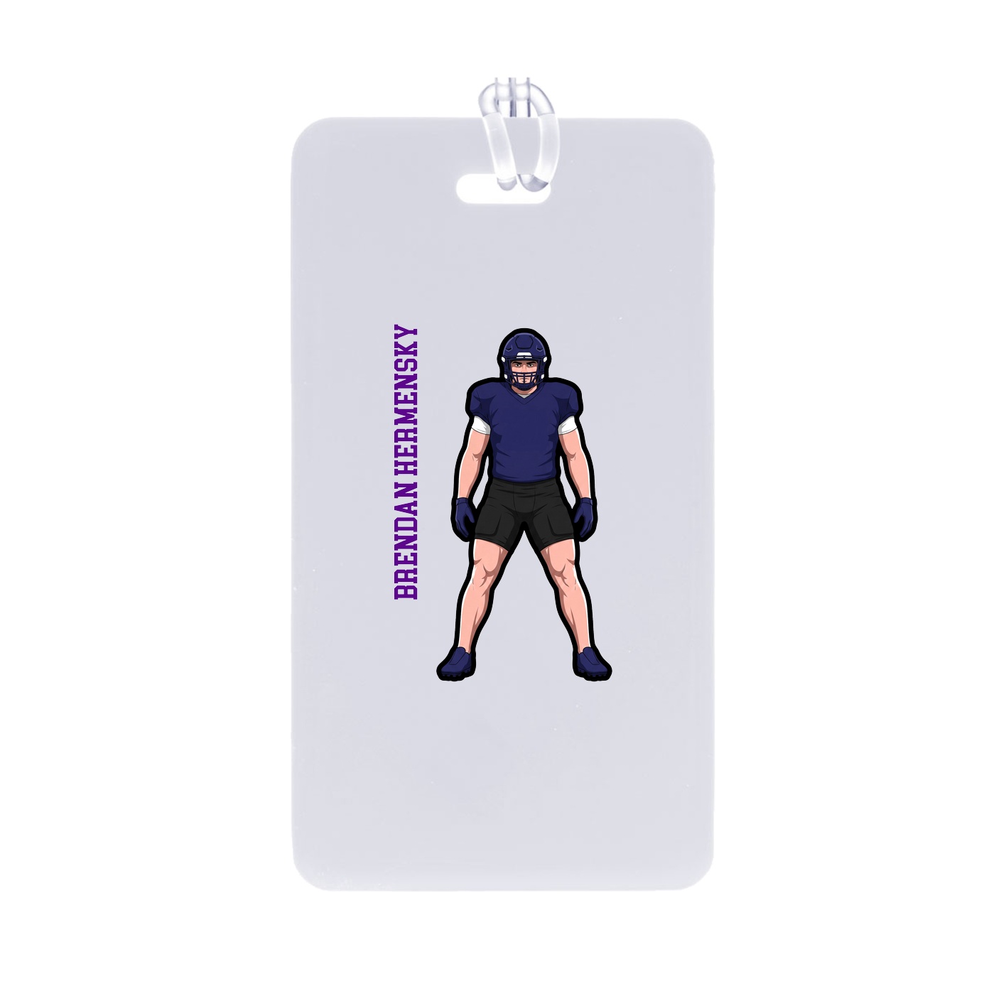 Bag Tag — Name Vertical in Classic