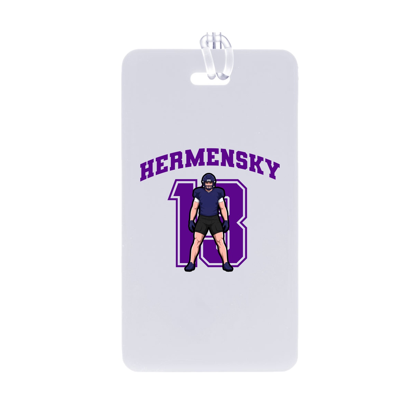 Bag Tag — Number in Classic