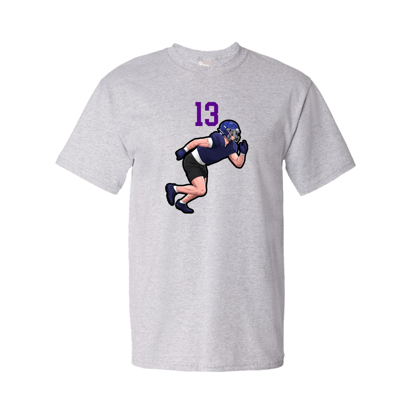 Tee — Number Top in Grey