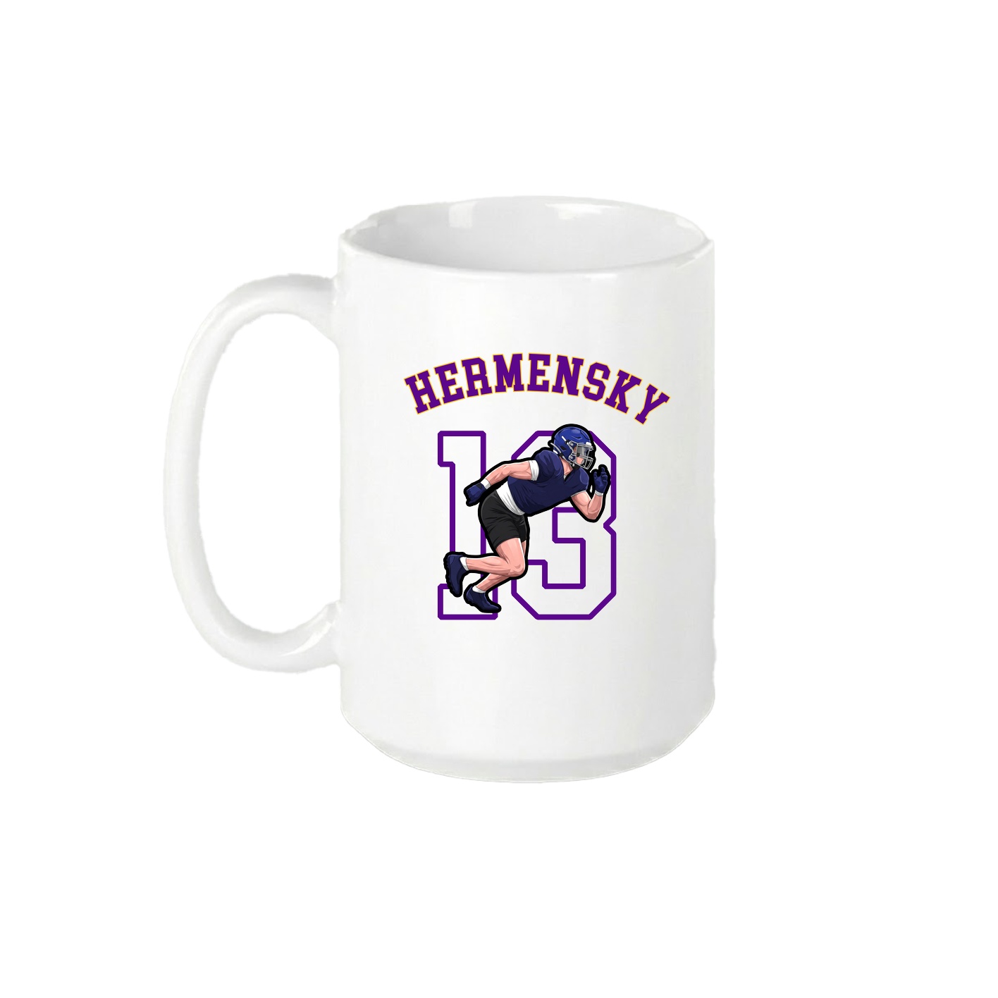 15oz Coffee Mug — Shirsey Arch in White