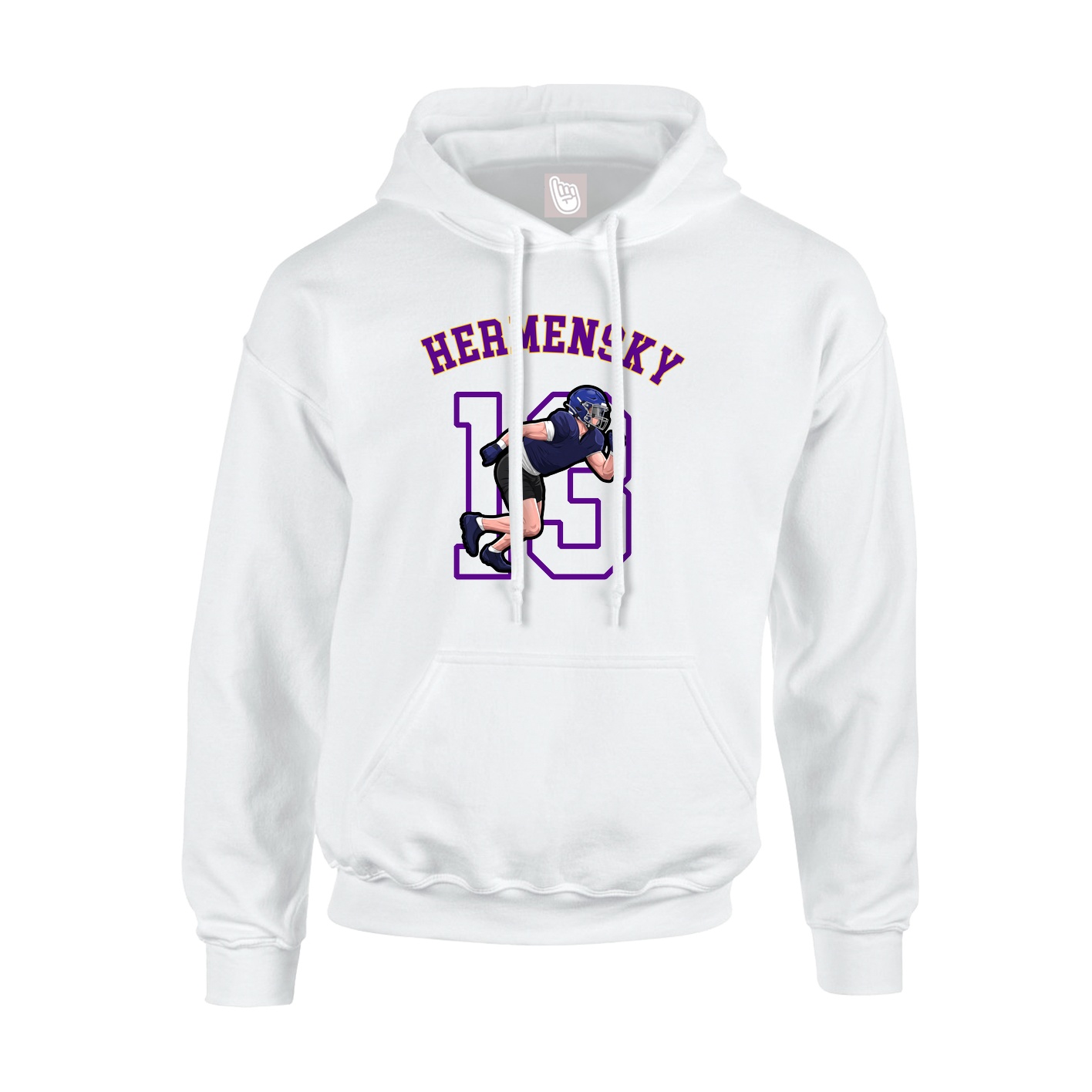 Youth Hoodie — Shirsey Arch in White