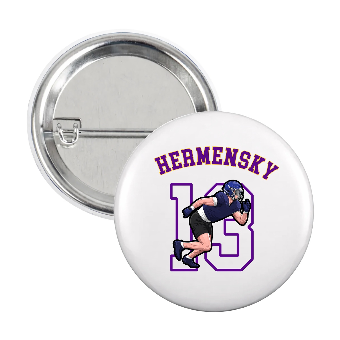 Game Day Button — Shirsey Arch in White