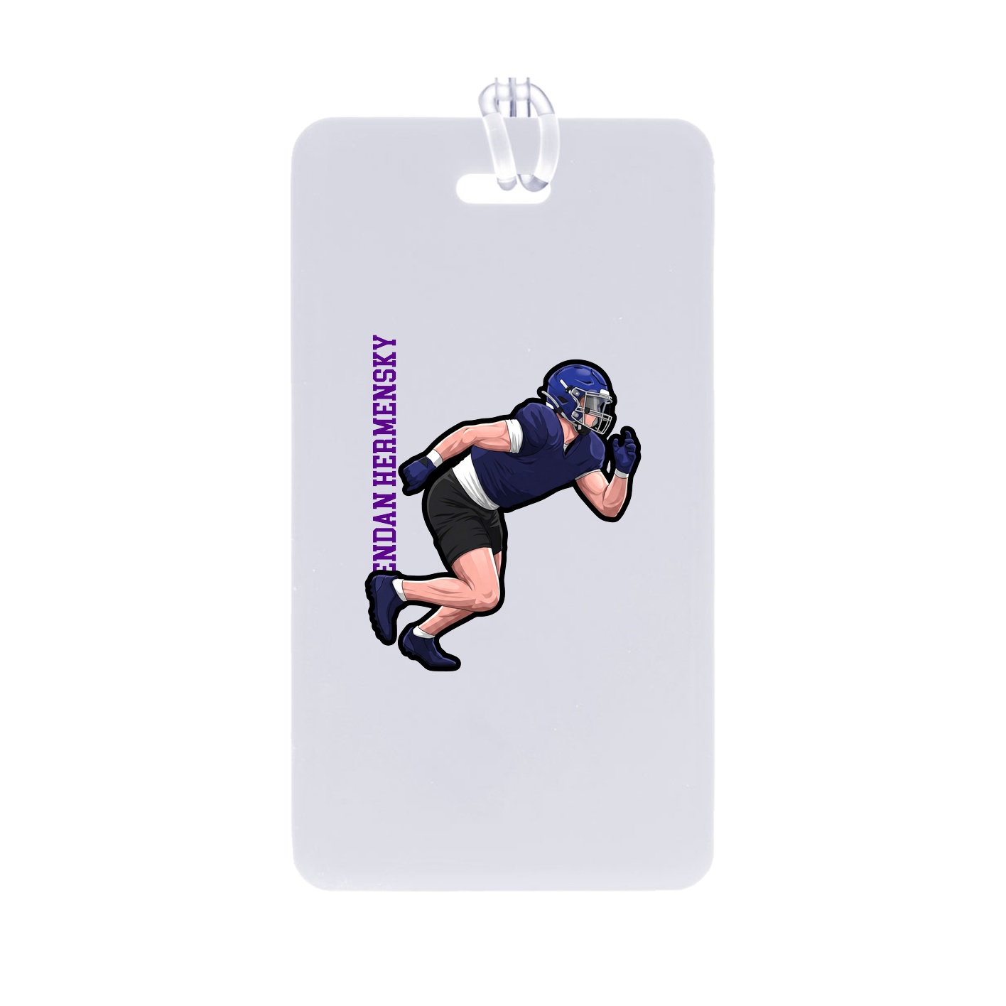 Bag Tag — Name Vertical in Classic
