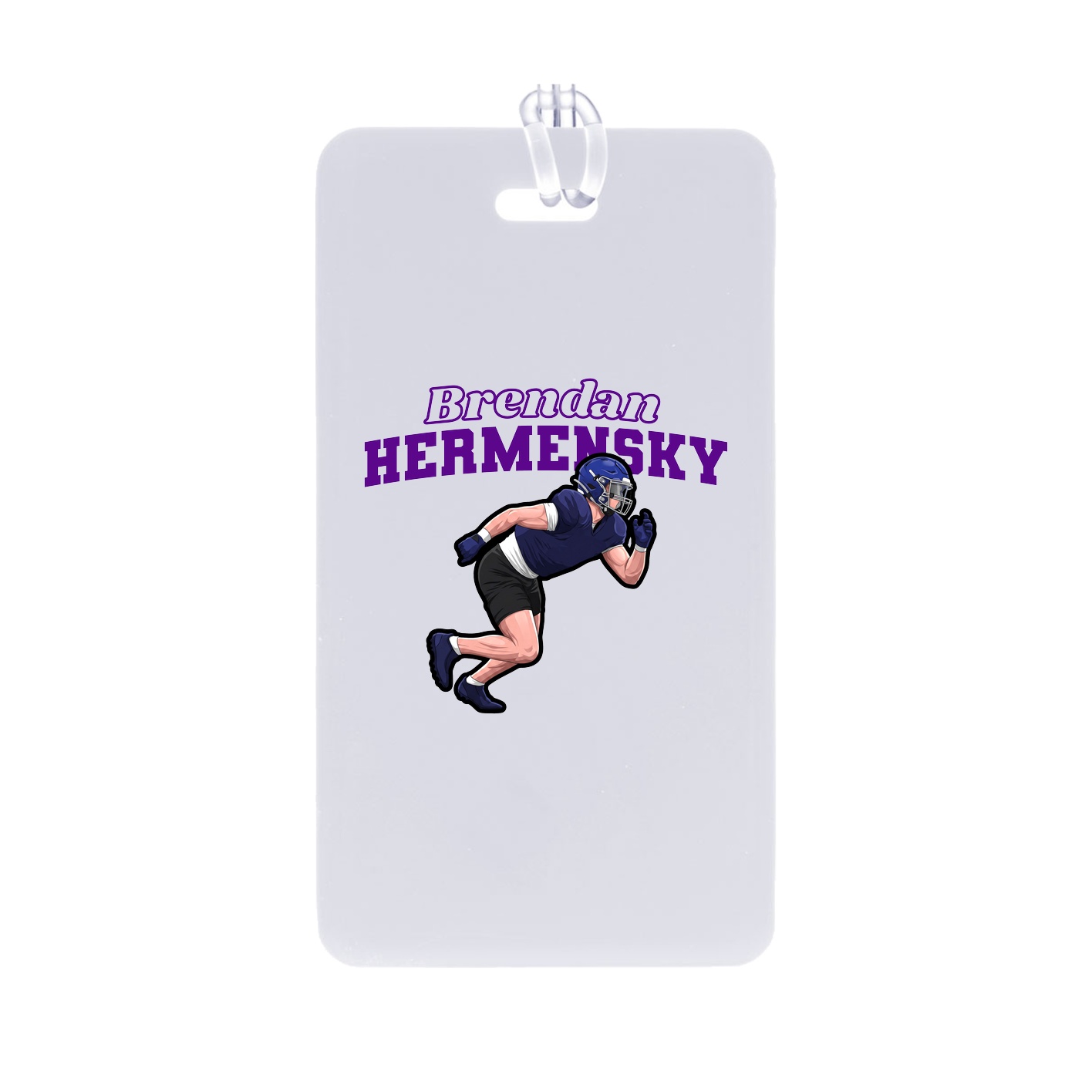 Bag Tag — Name Arch in Classic