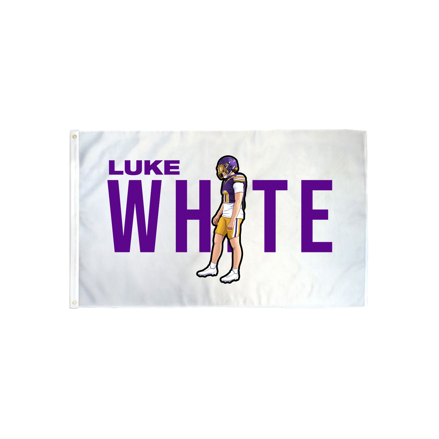 3x5 Flag — Player Name in Classic