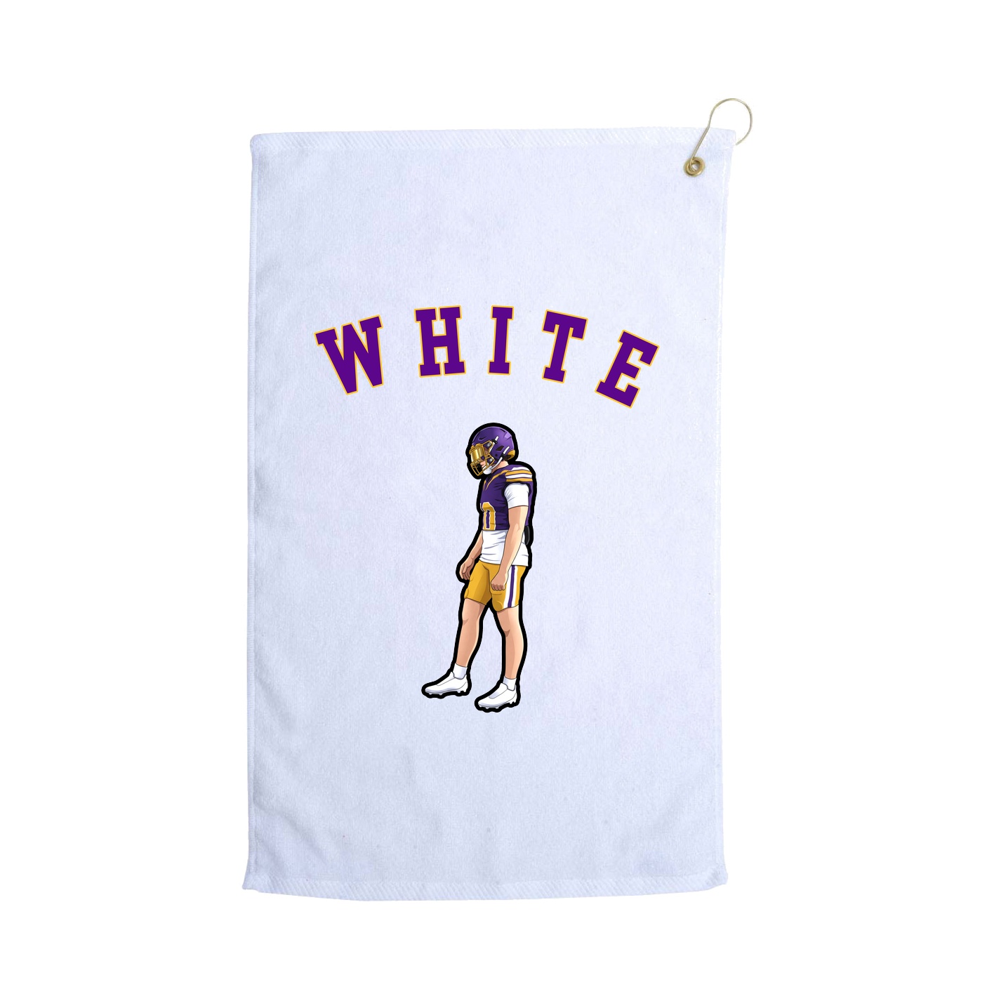 Golf Towel — Shirsey Arch in White