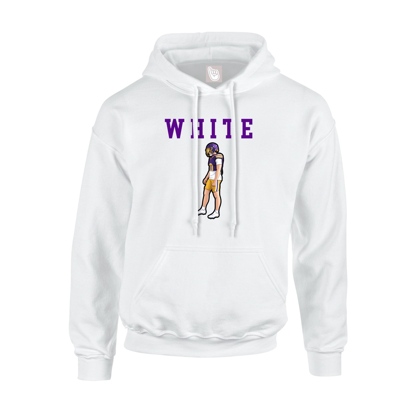 Youth Hoodie — Shirsey in White