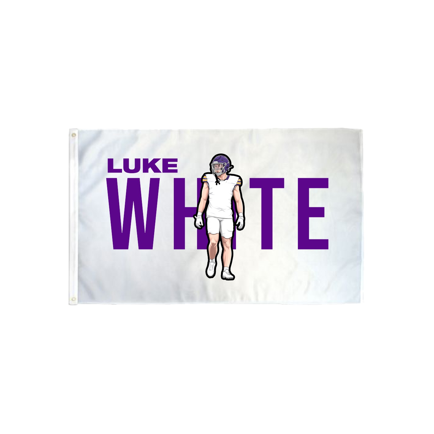 3x5 Flag — Player Name in Classic