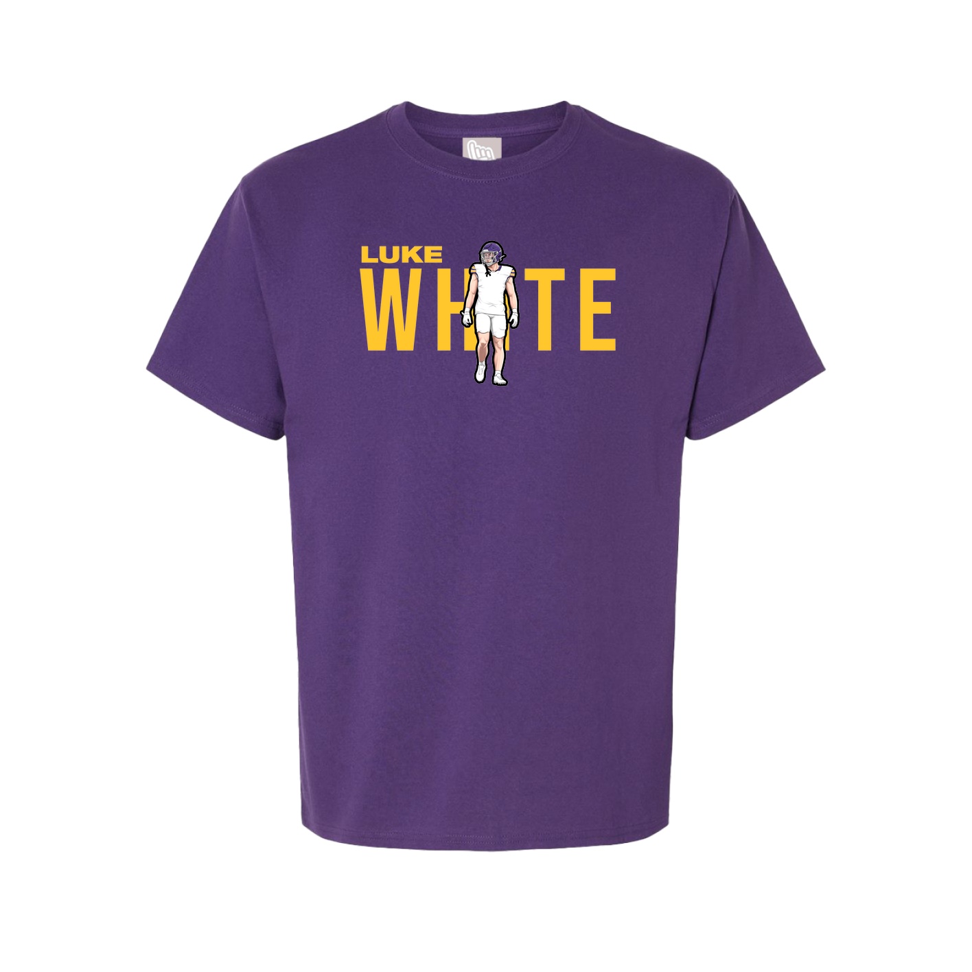 Youth Tee — Player Name in Purple