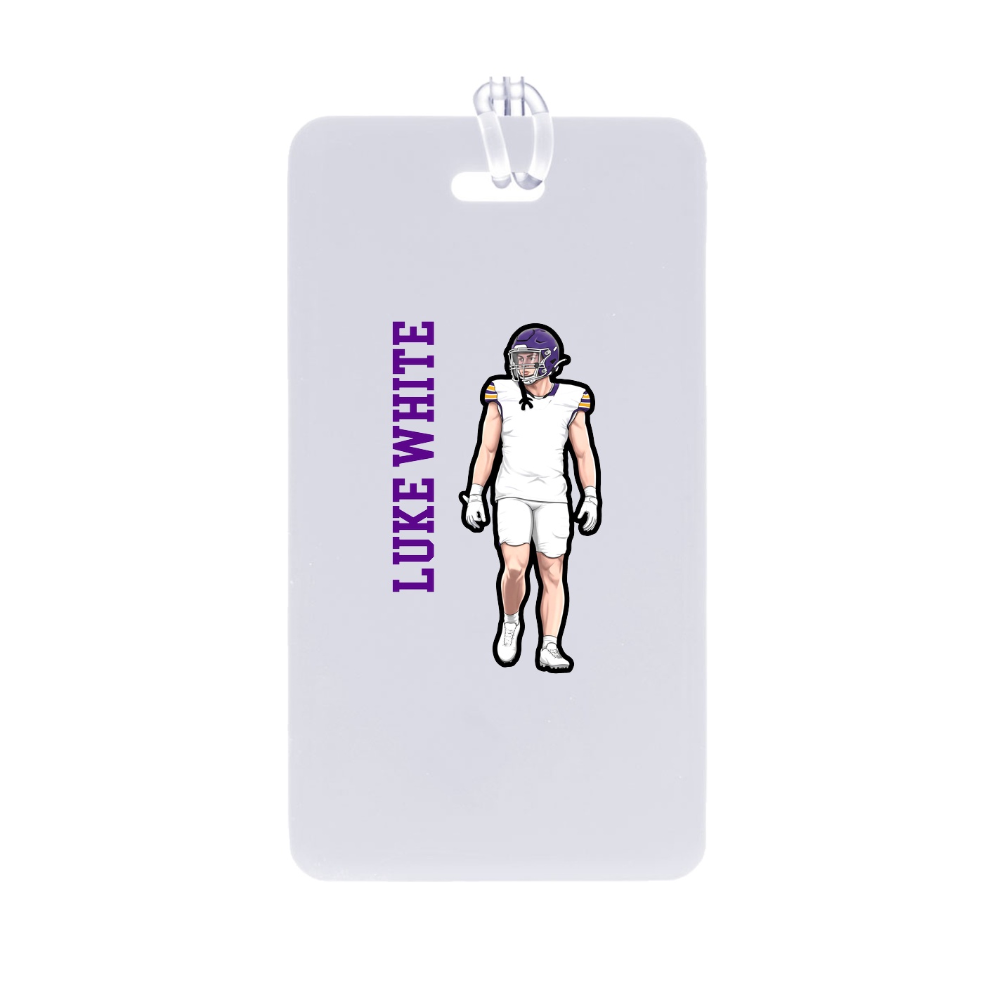 Bag Tag — Name Vertical in Classic