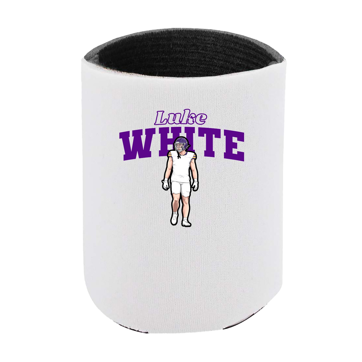 Can Holder — Name Arch in White