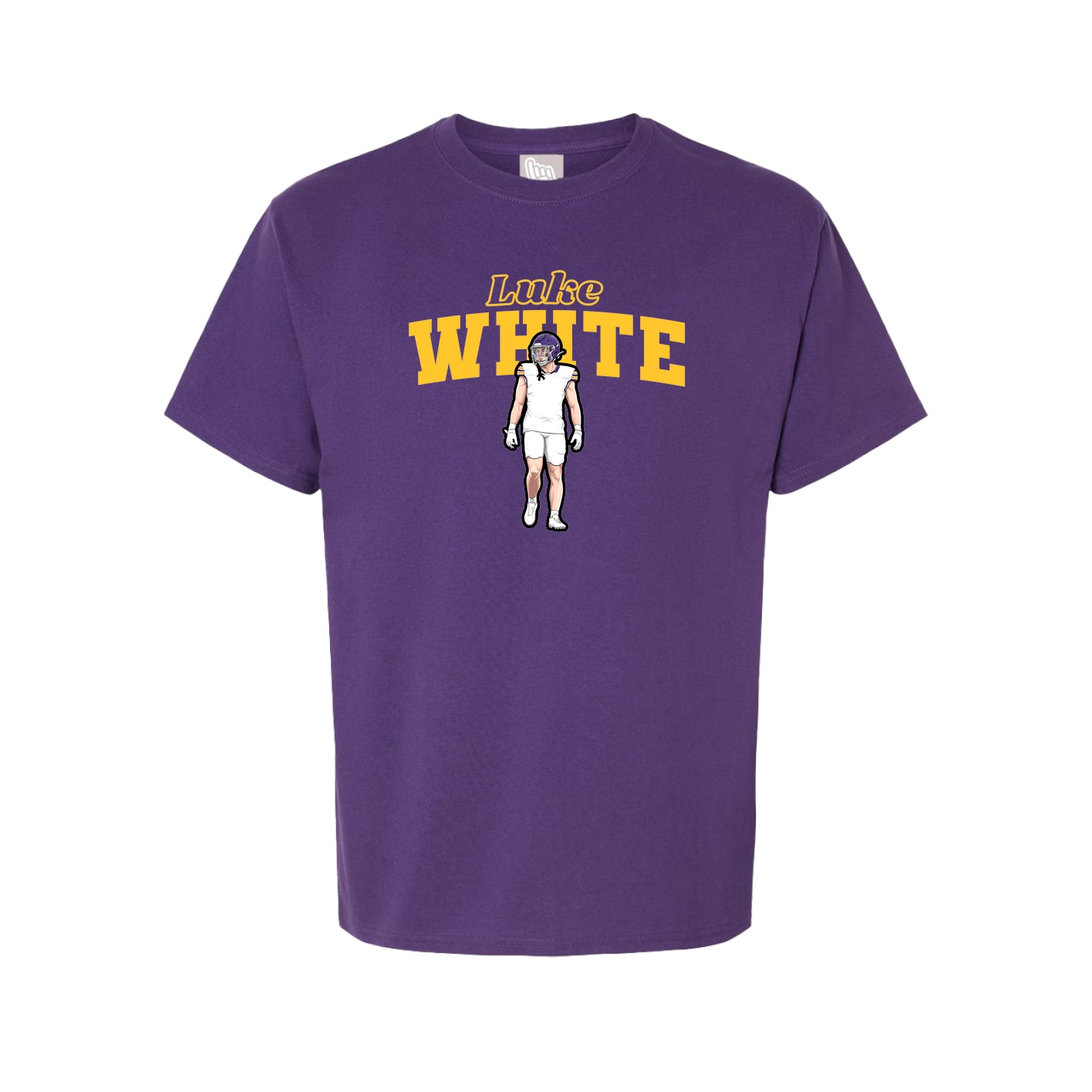 Tee — Name Arch in Purple