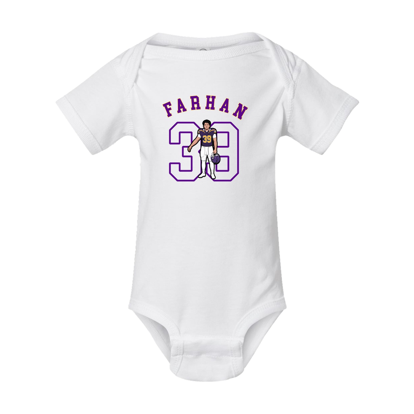 Baby Onesie — Shirsey Arch in White