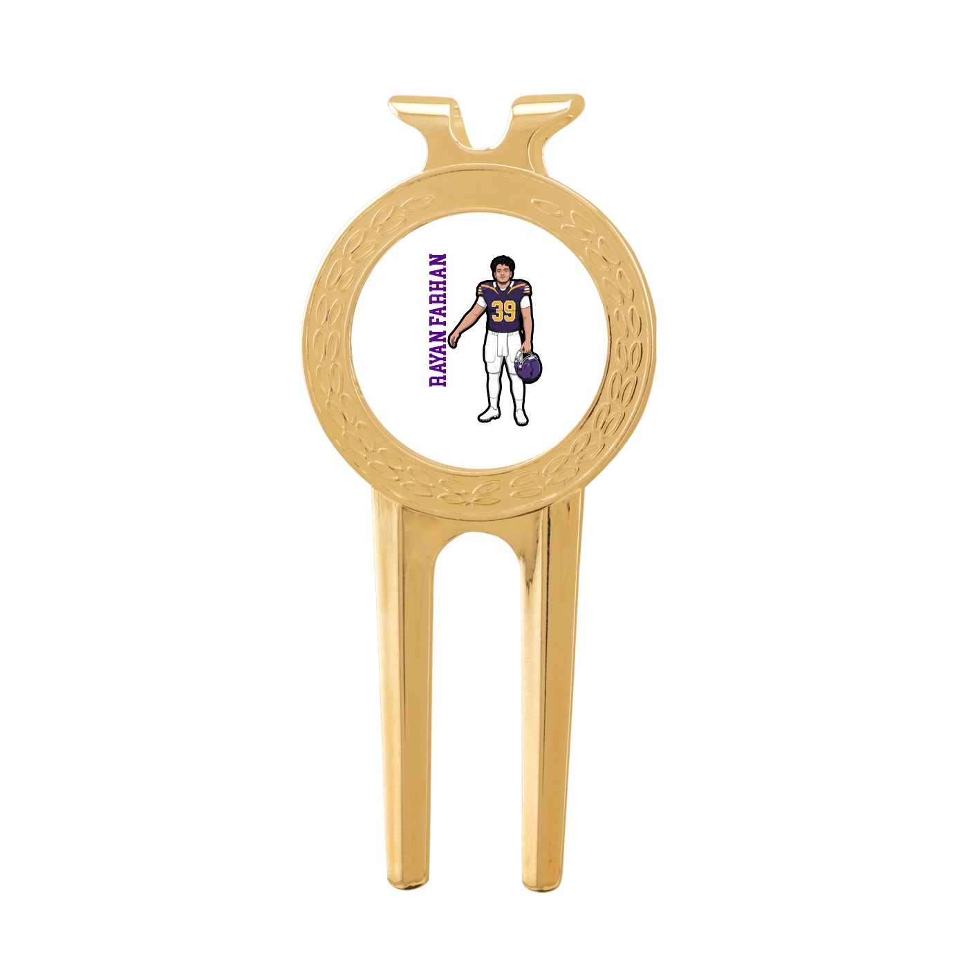 Divot Tool with Ball Marker — Name Vertical in Classic