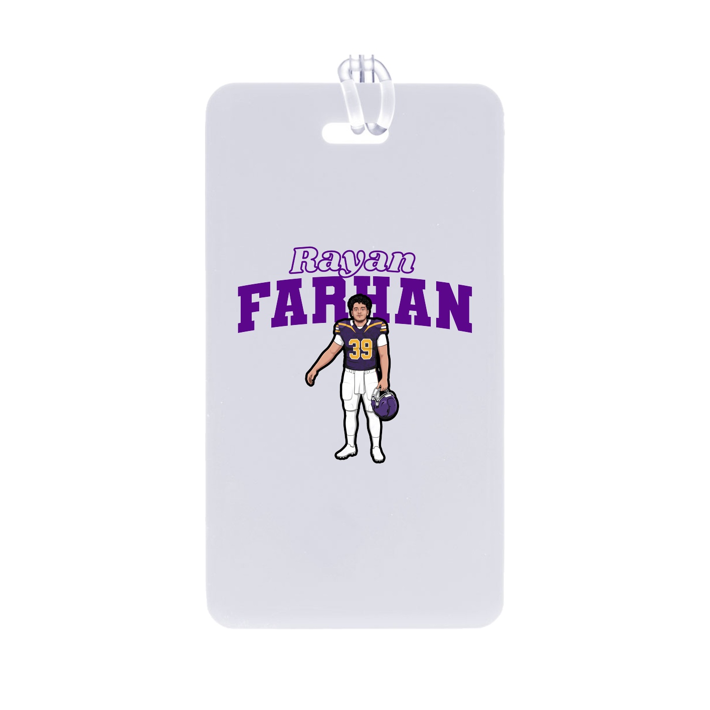 Bag Tag — Name Arch in Classic