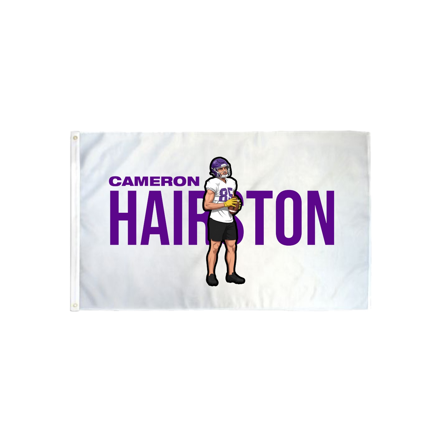 3x5 Flag — Player Name in Classic