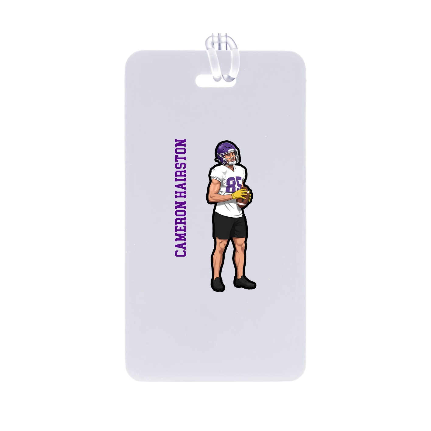 Bag Tag — Name Vertical in Classic
