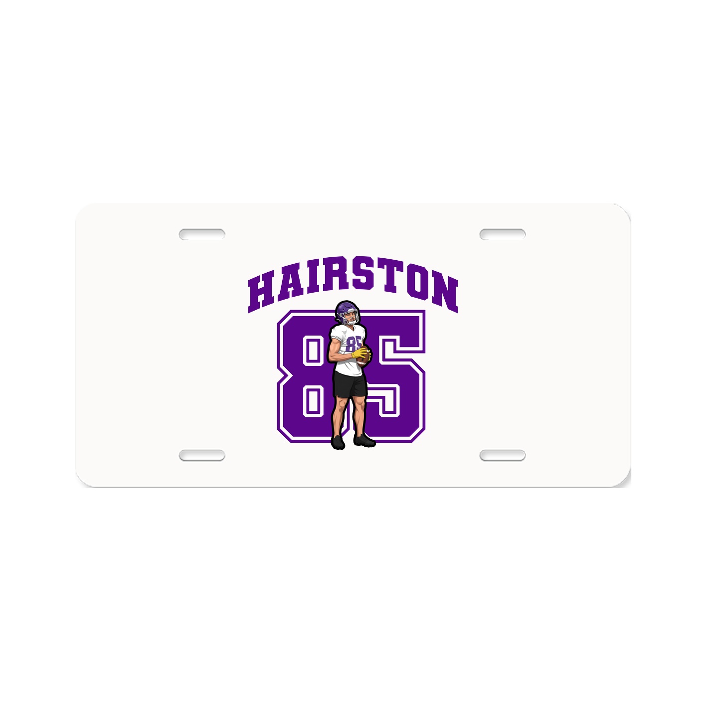 License Plate — Number in Classic