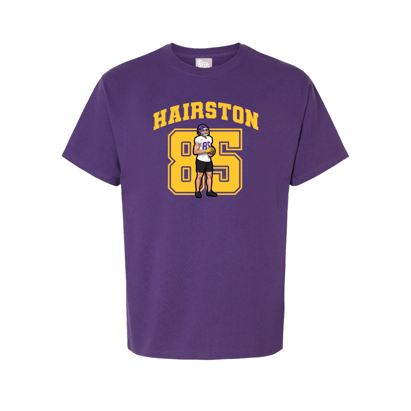 Youth Tee — Number in Purple