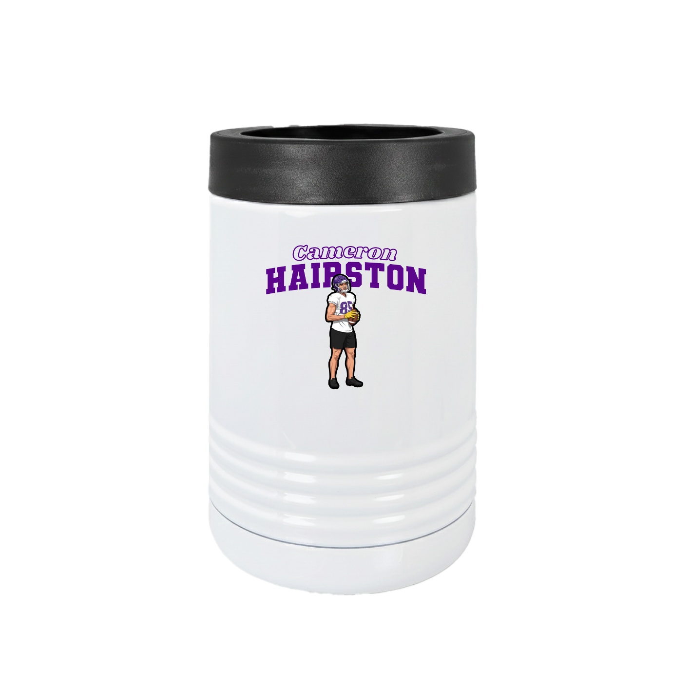 Beverage Holder — Name Arch in White
