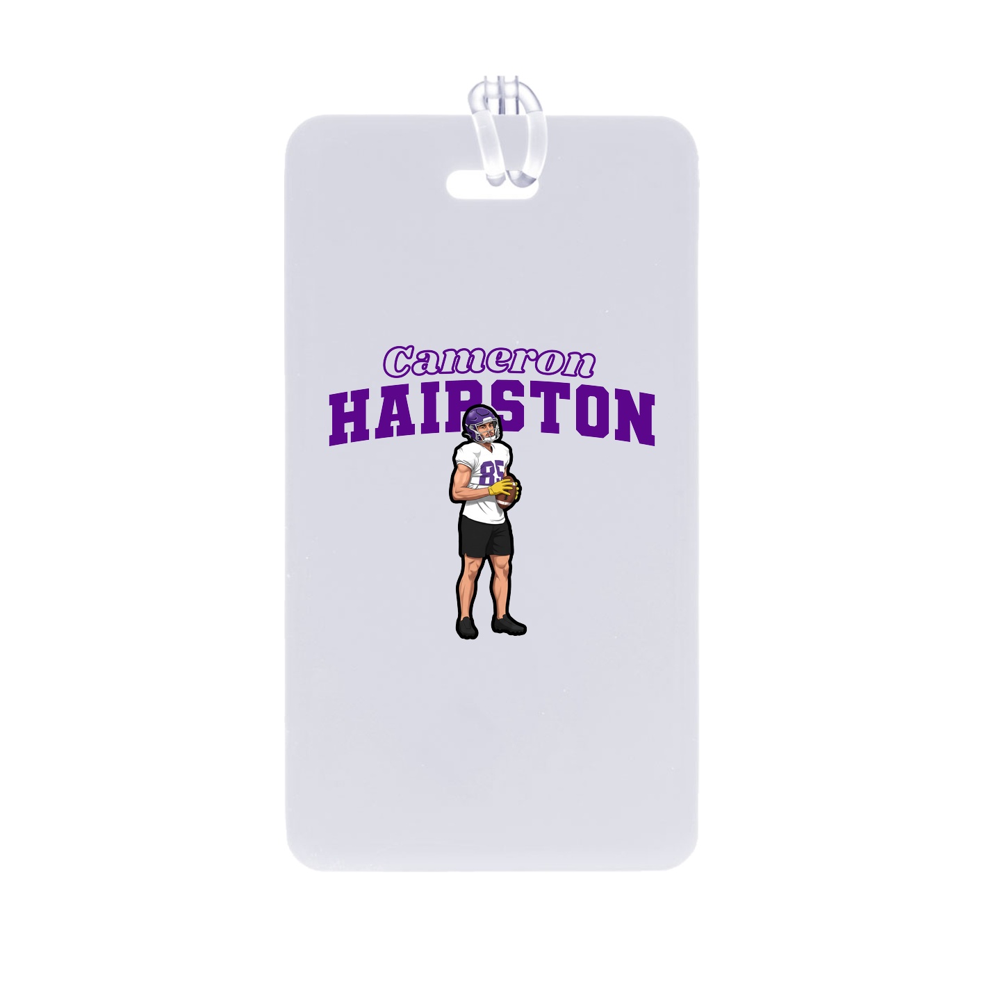 Bag Tag — Name Arch in Classic