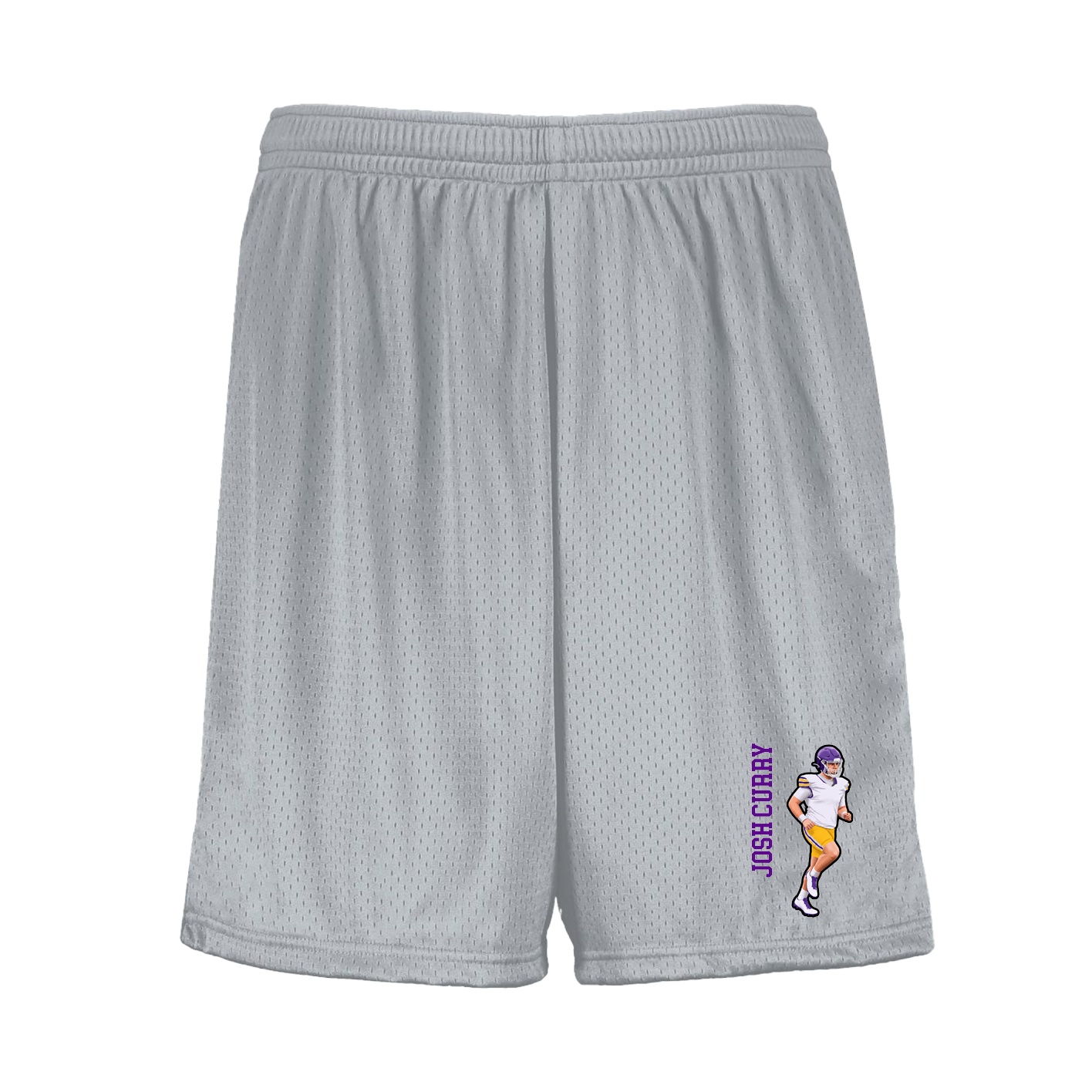 Shorts — Name Vertical in Silver