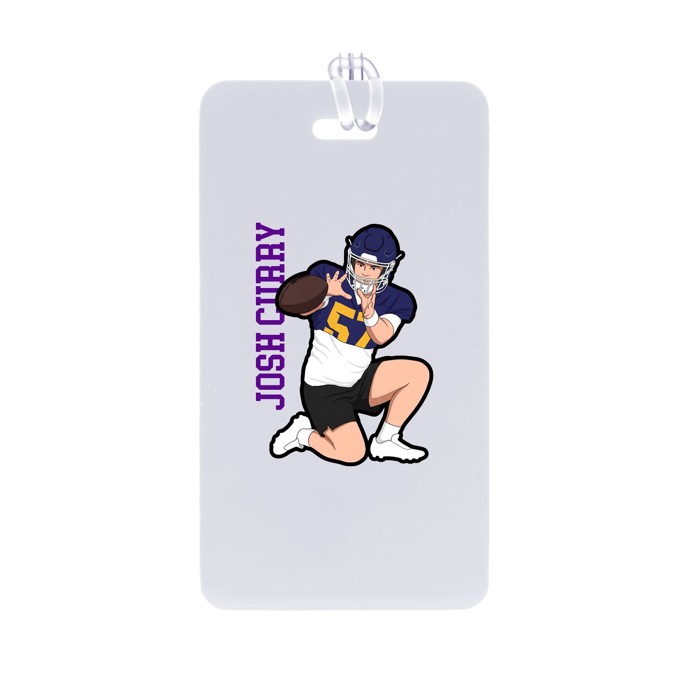 Bag Tag — Name Vertical in Classic
