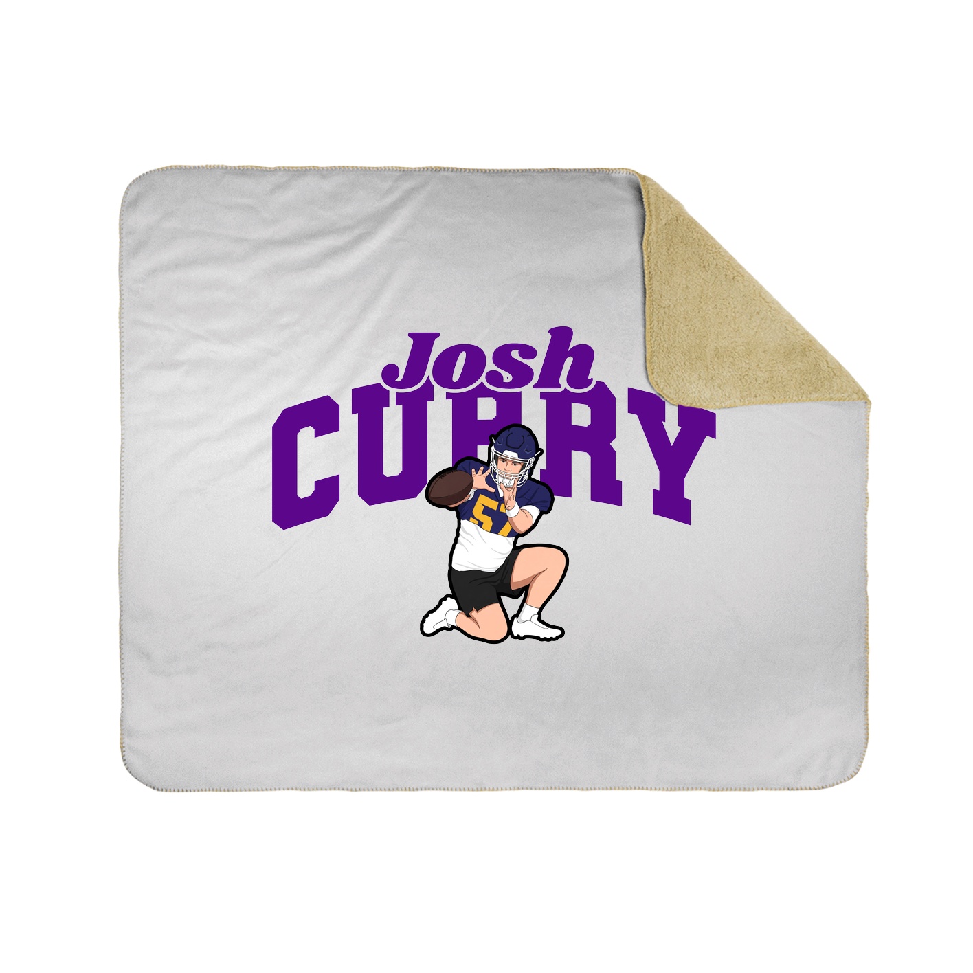 Throw Blanket — Signature Arch in White