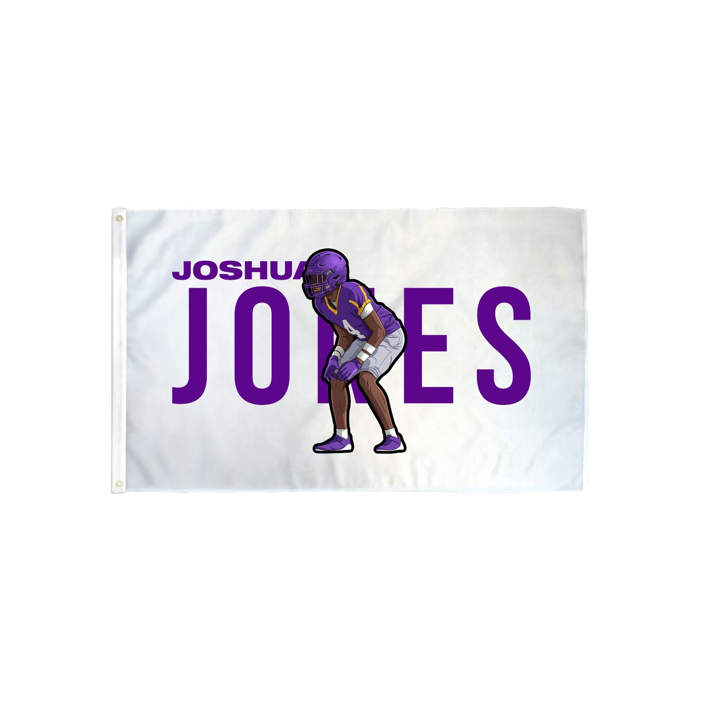 3x5 Flag — Player Name in Classic