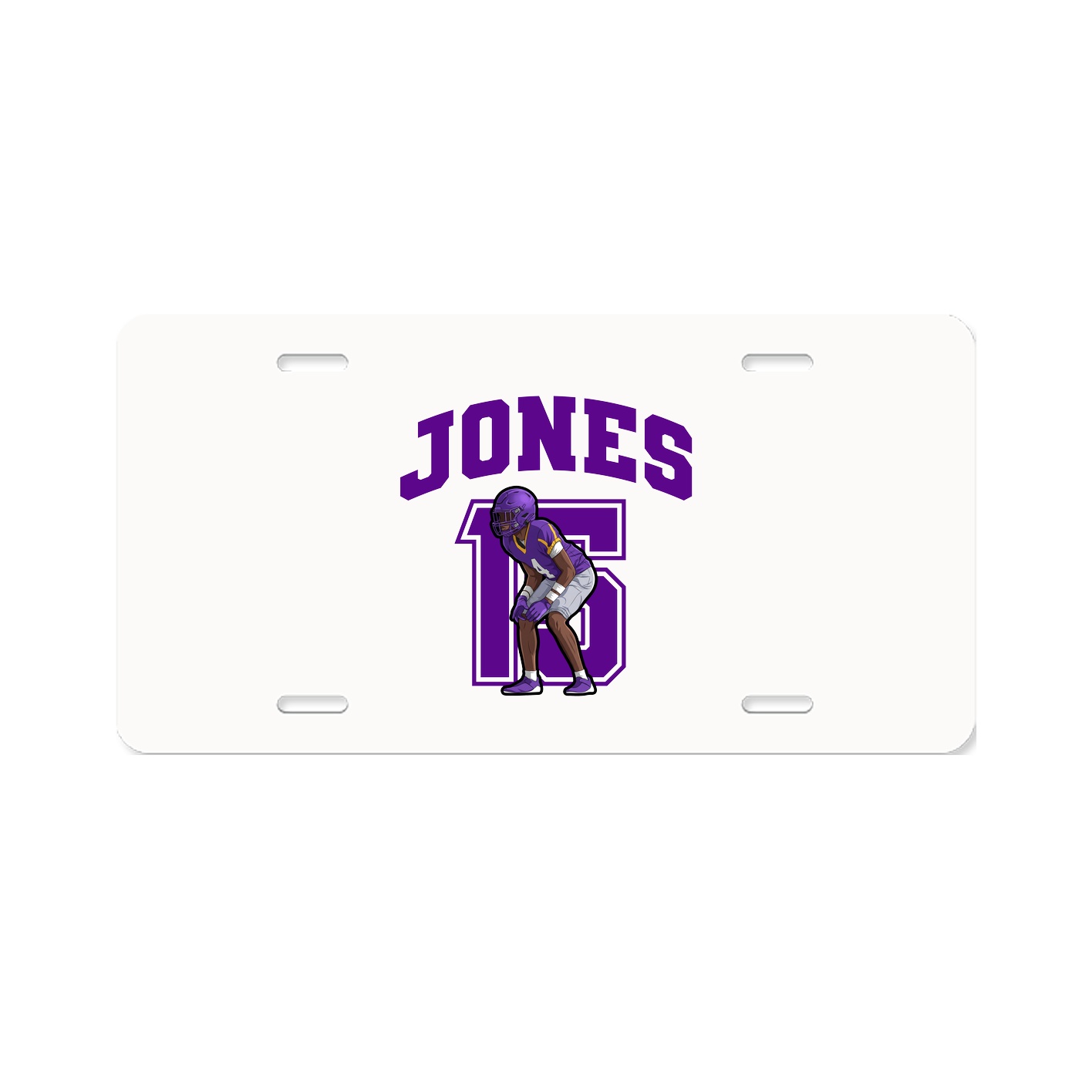 License Plate — Number in Classic