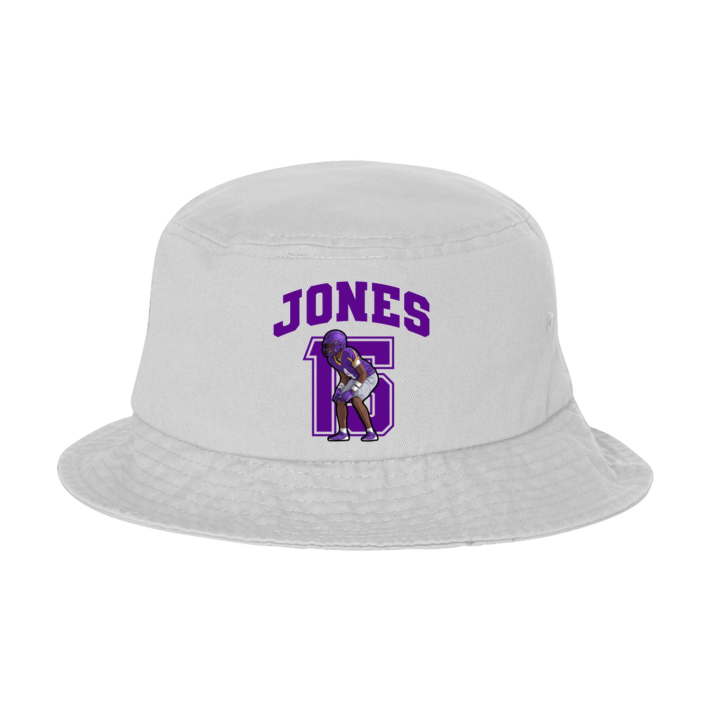 Bucket Cap — Number in White