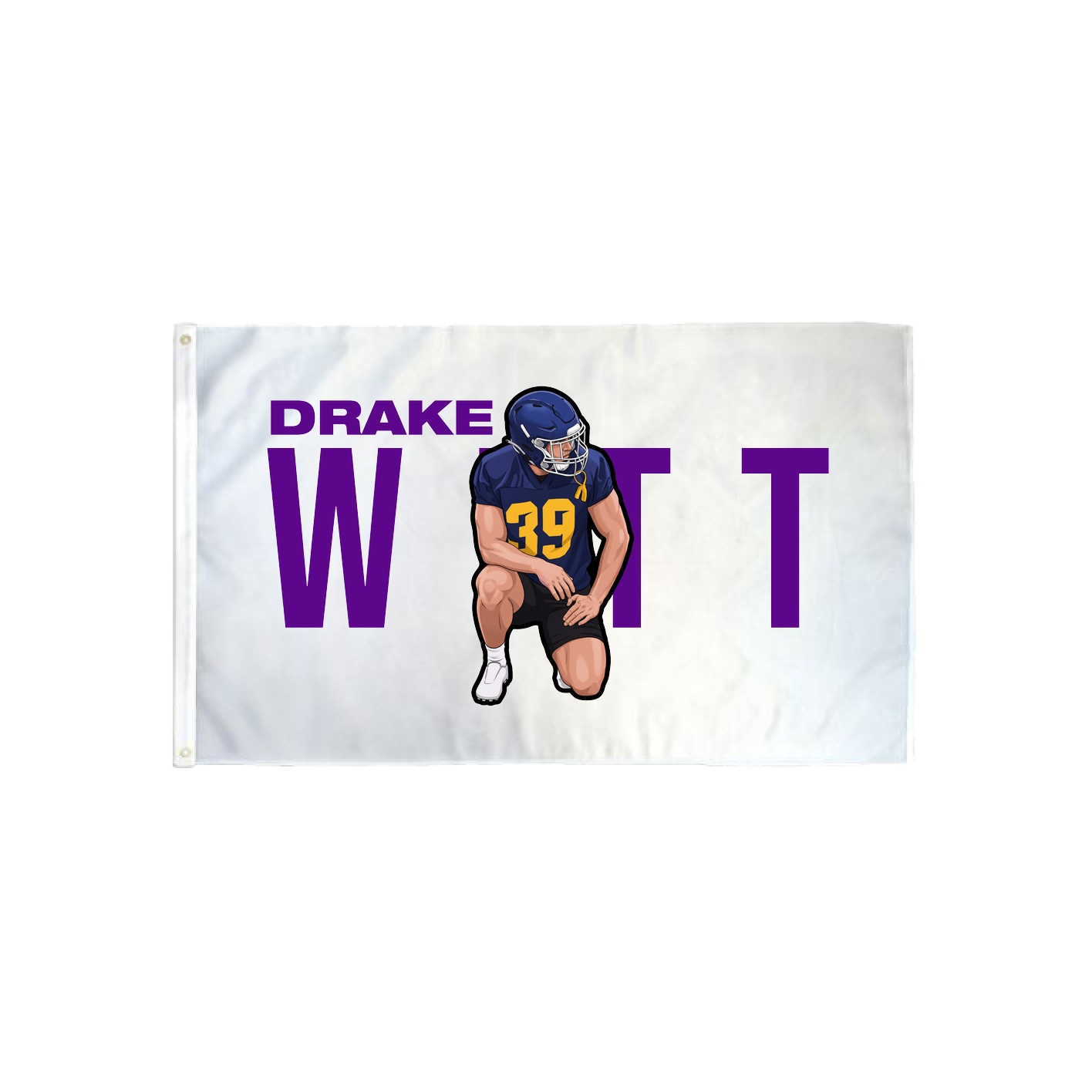 3x5 Flag — Player Name in Classic