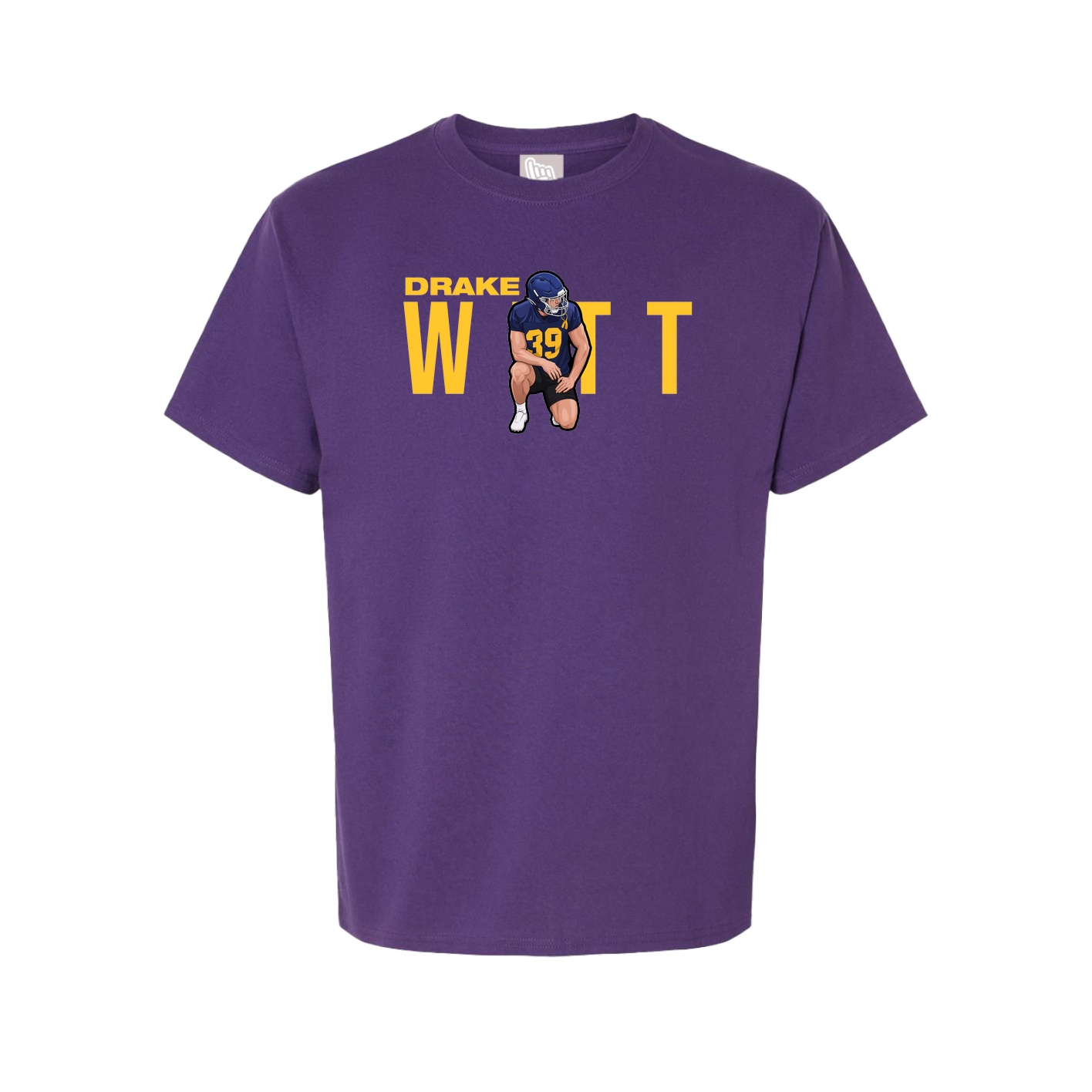 Youth Tee — Player Name in Purple