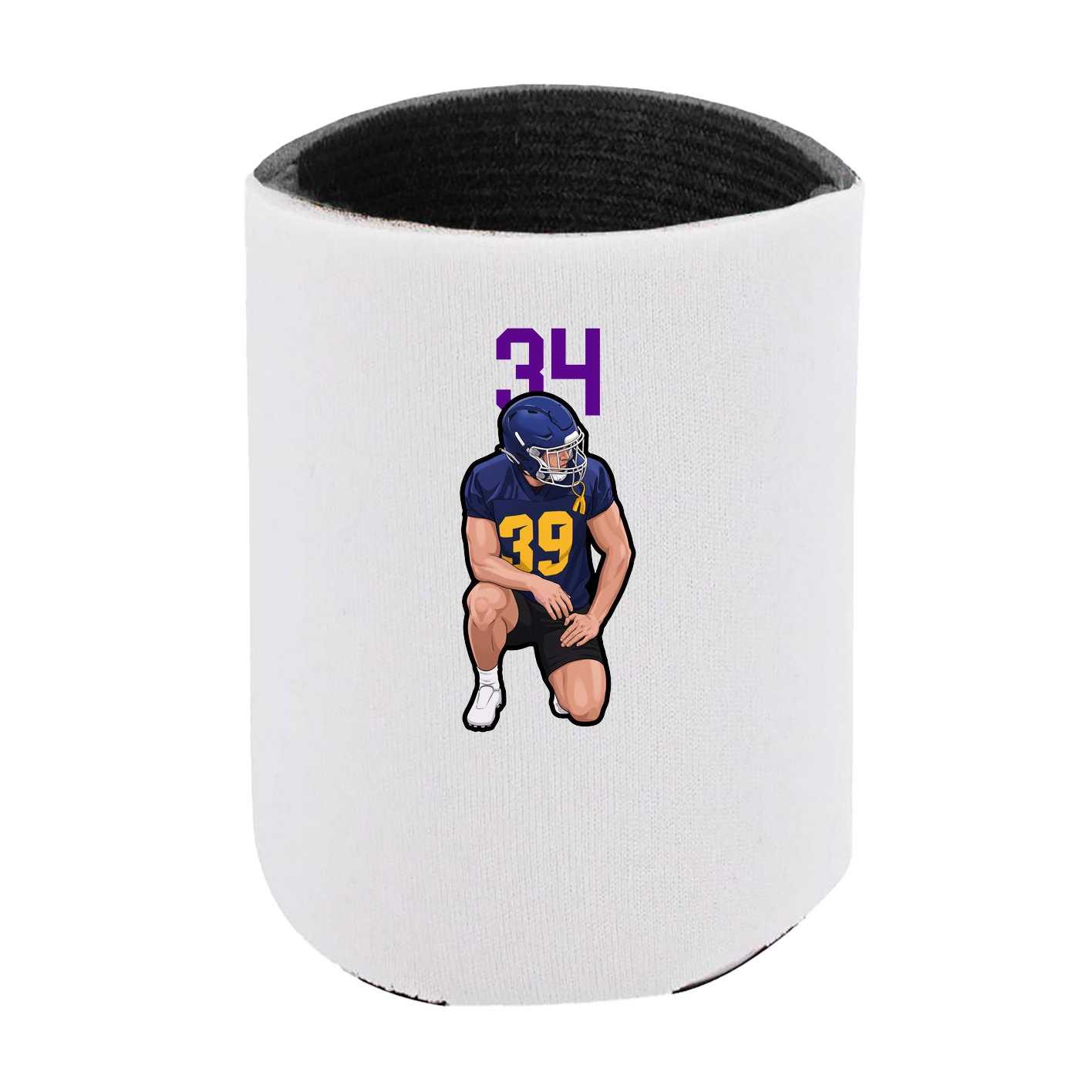 Can Holder — Number Top in White
