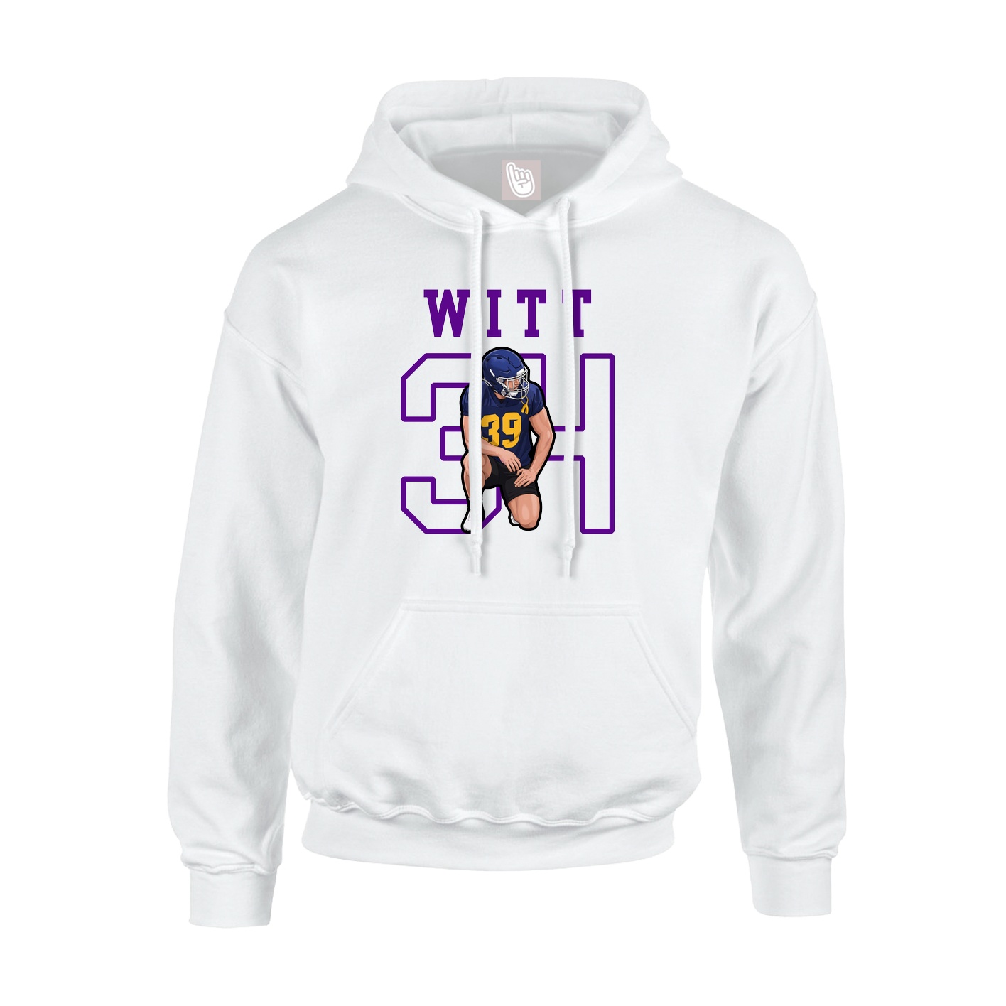 Youth Hoodie — Shirsey in White