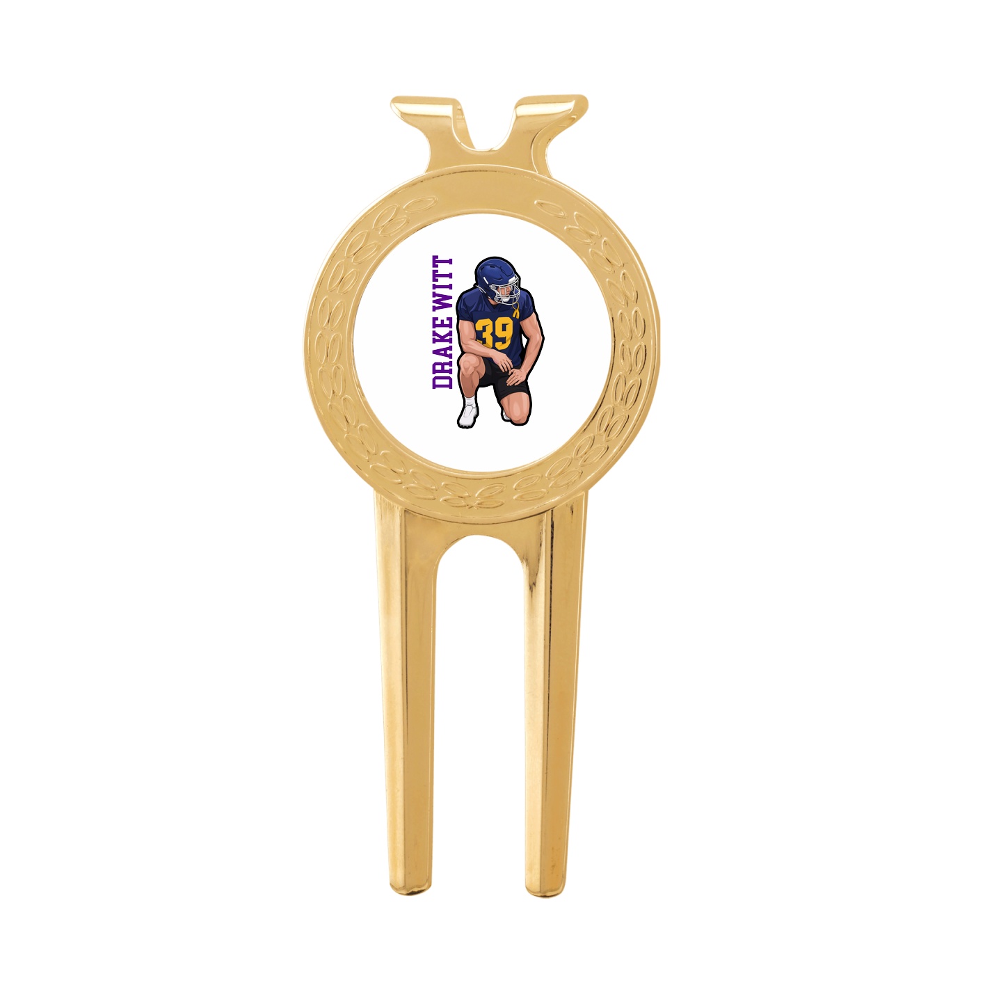 Divot Tool with Ball Marker — Name Vertical in Classic