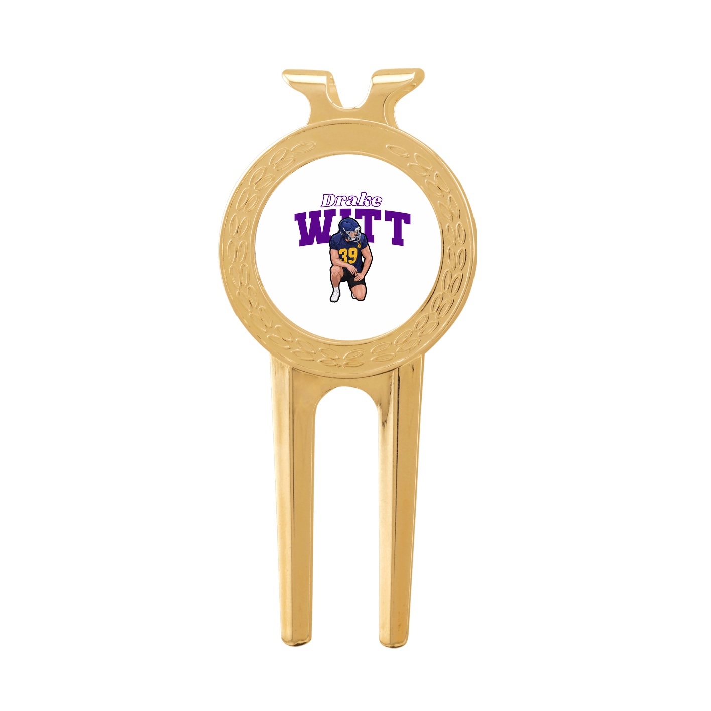 Divot Tool with Ball Marker — Name Arch in Classic