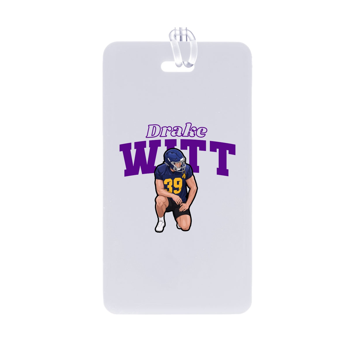 Bag Tag — Name Arch in Classic