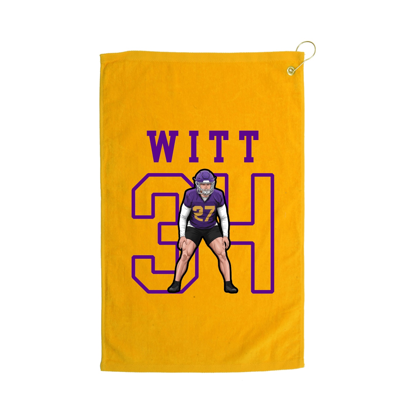 Golf Towel — Shirsey in Gold