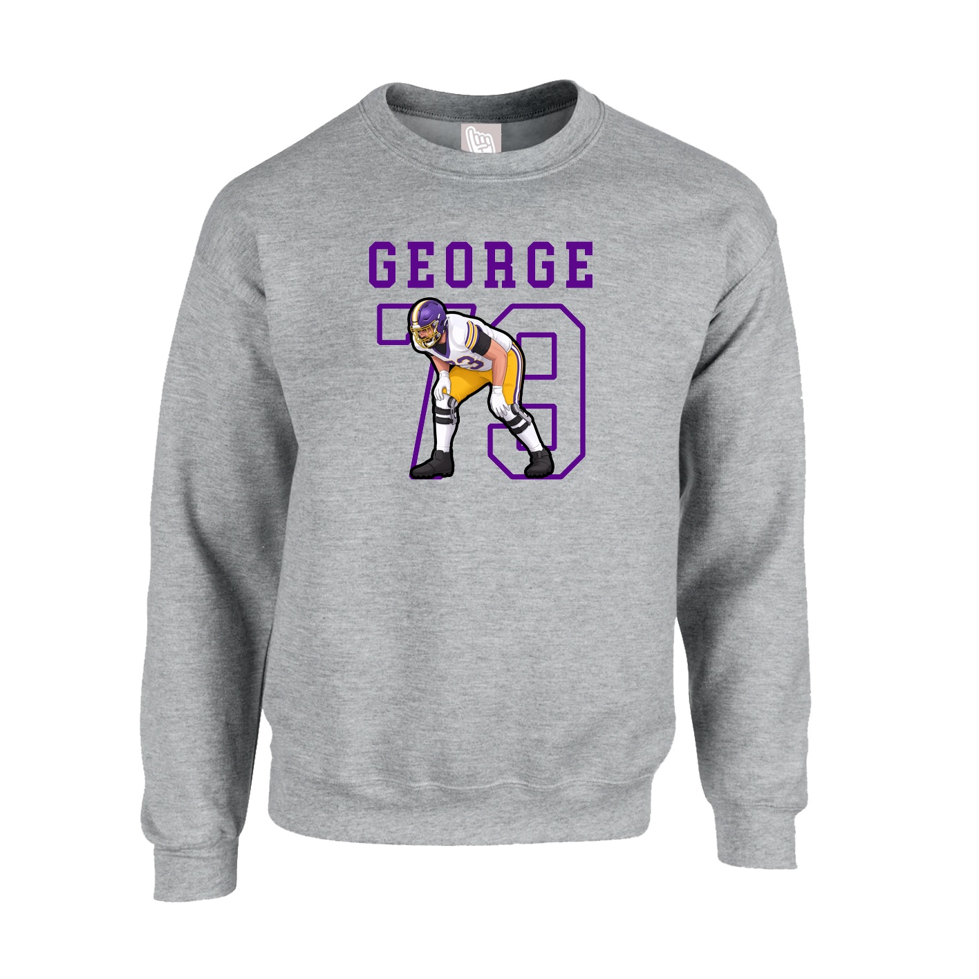 Fleece Crew — Shirsey in Grey