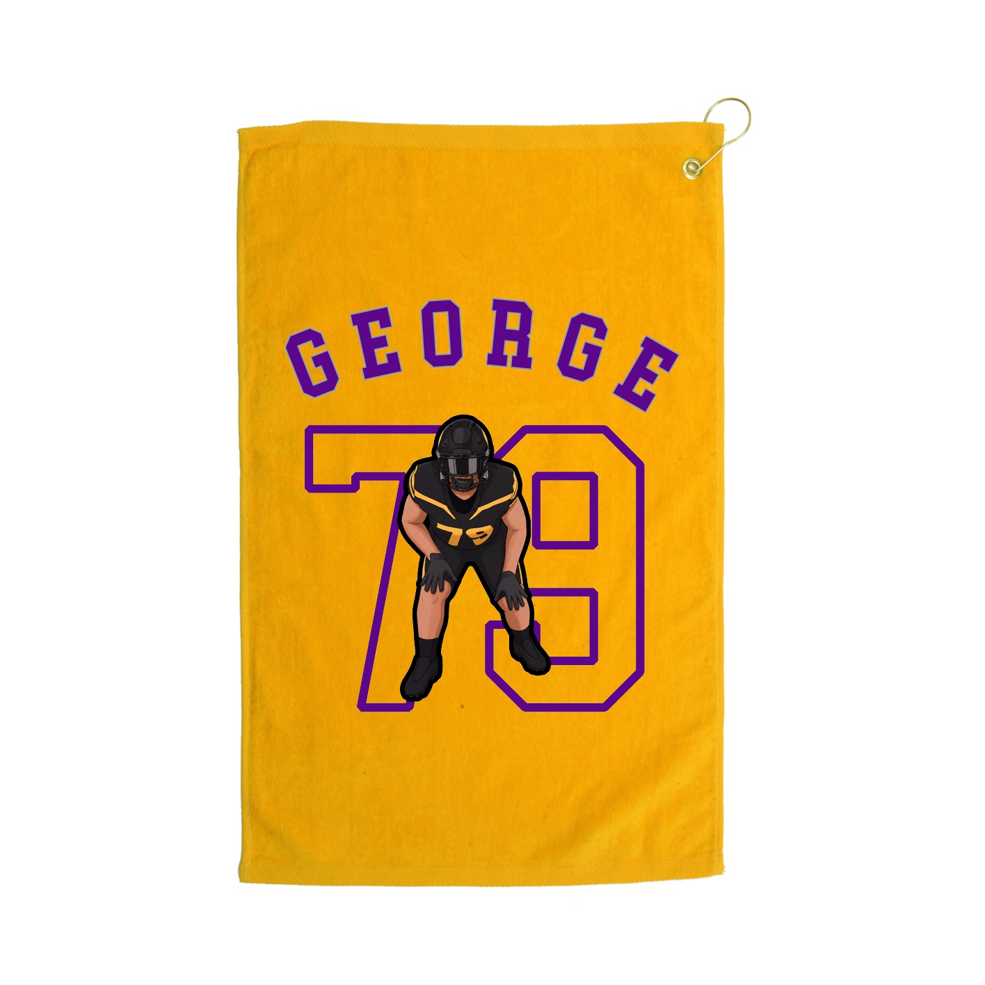 Golf Towel — Shirsey Arch in Gold