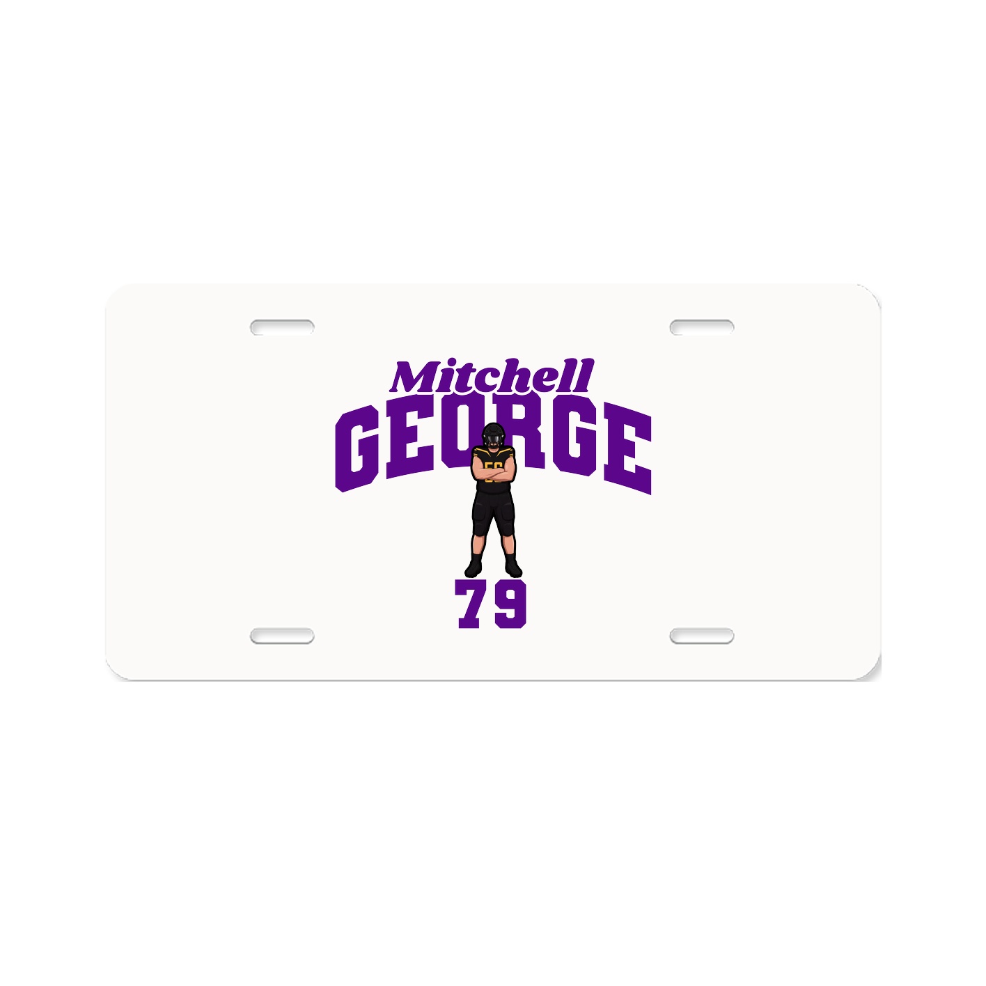 License Plate — Signature Arch in Classic