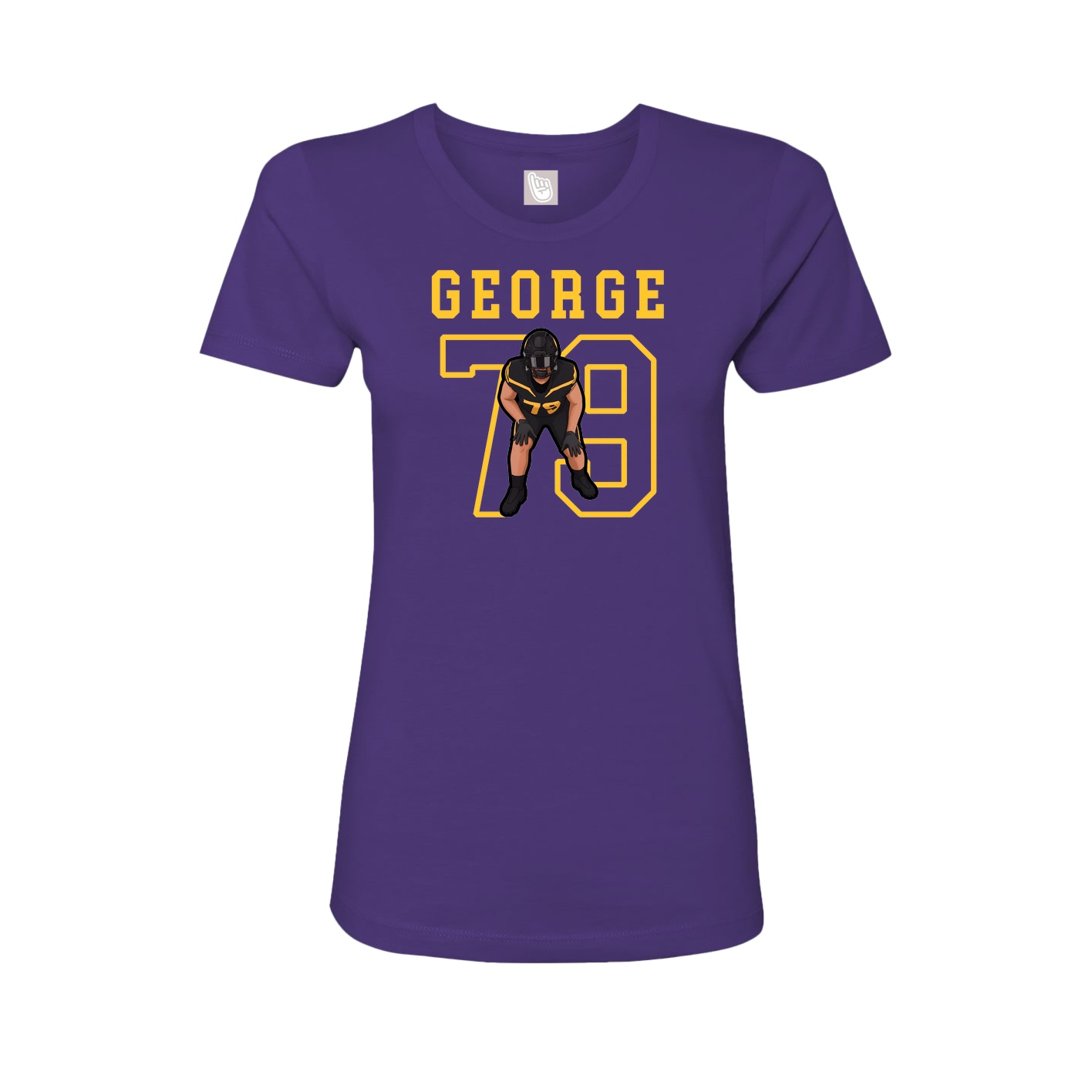 Fitted Women's Tee — Shirsey in Purple