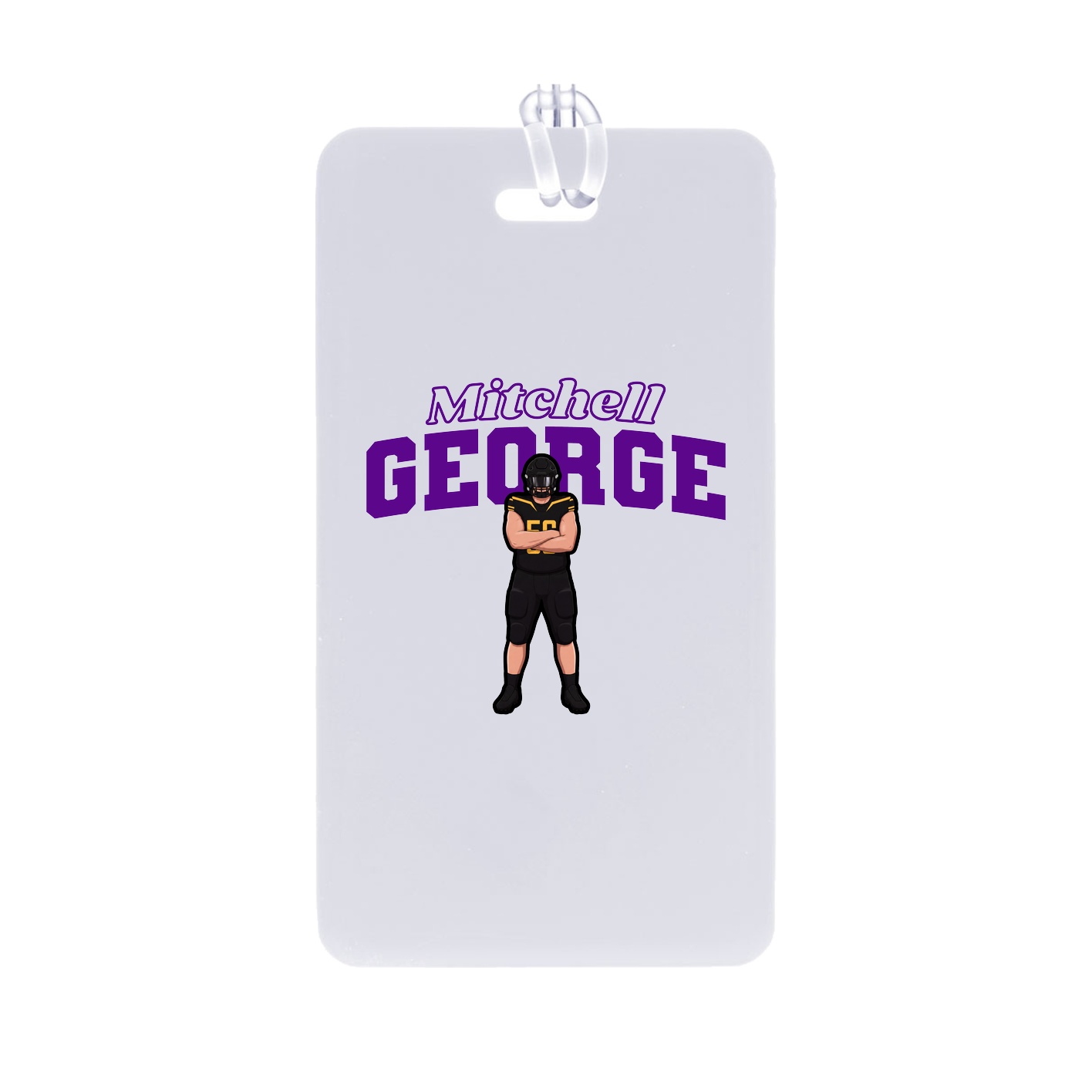 Bag Tag — Name Arch in Classic